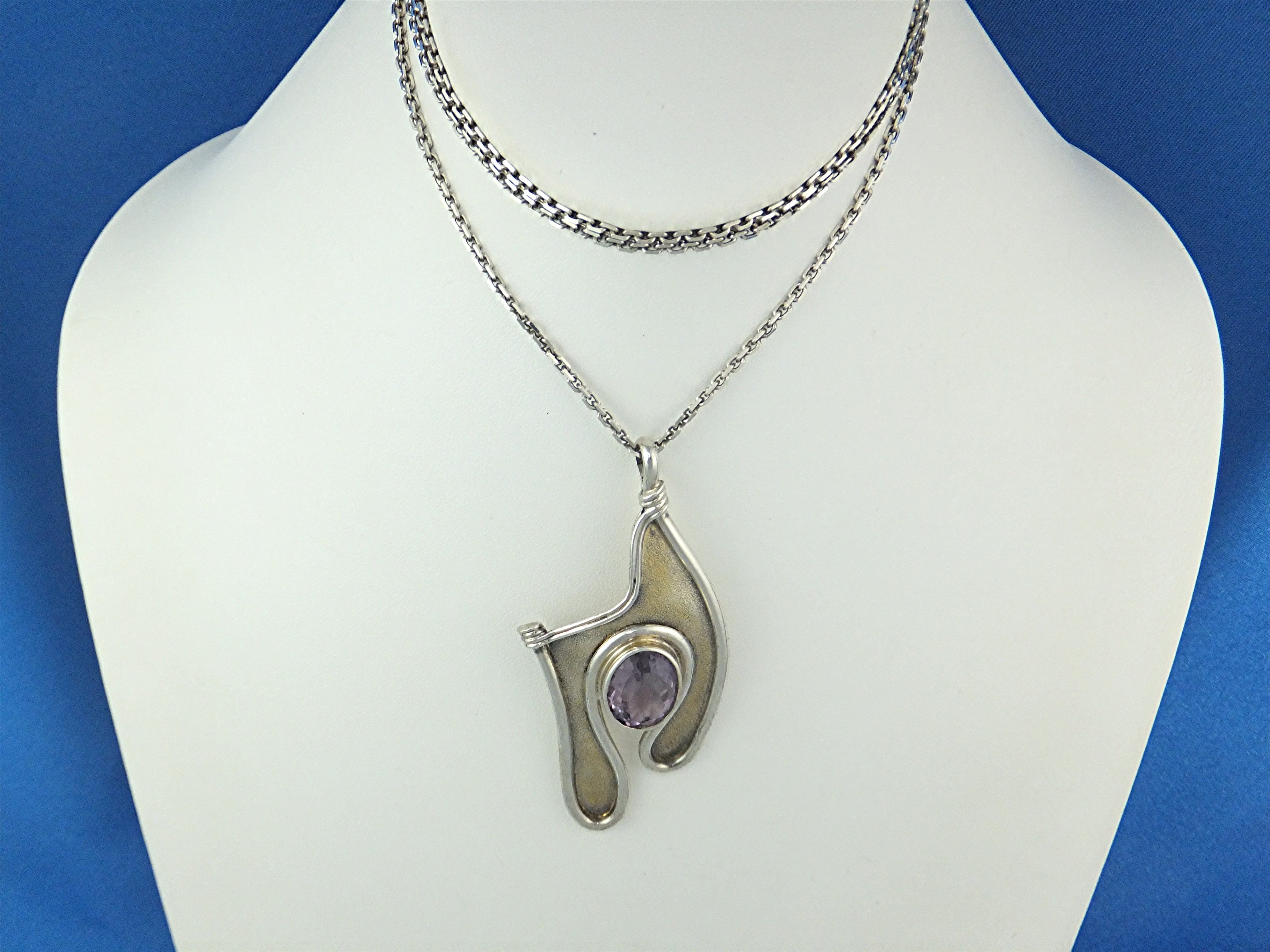 Necklace Amethyst Sterling Silver