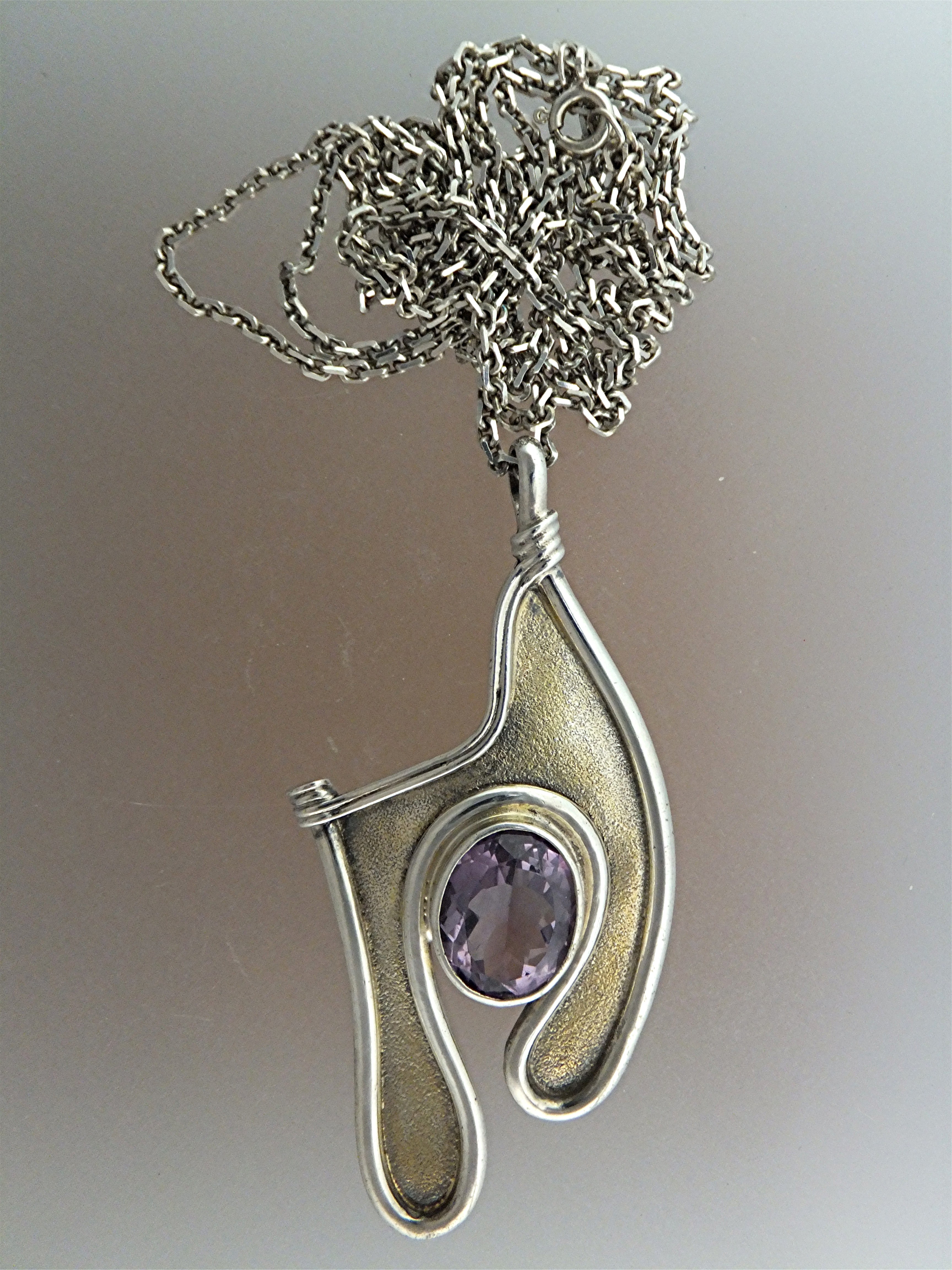 Necklace Amethyst Sterling Silver