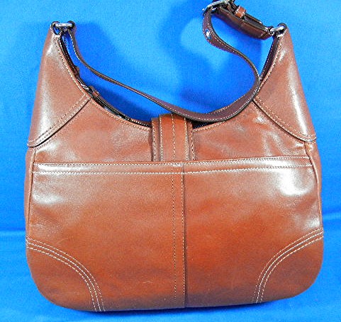 Coach  Brown Leather Soho Flap Bag
