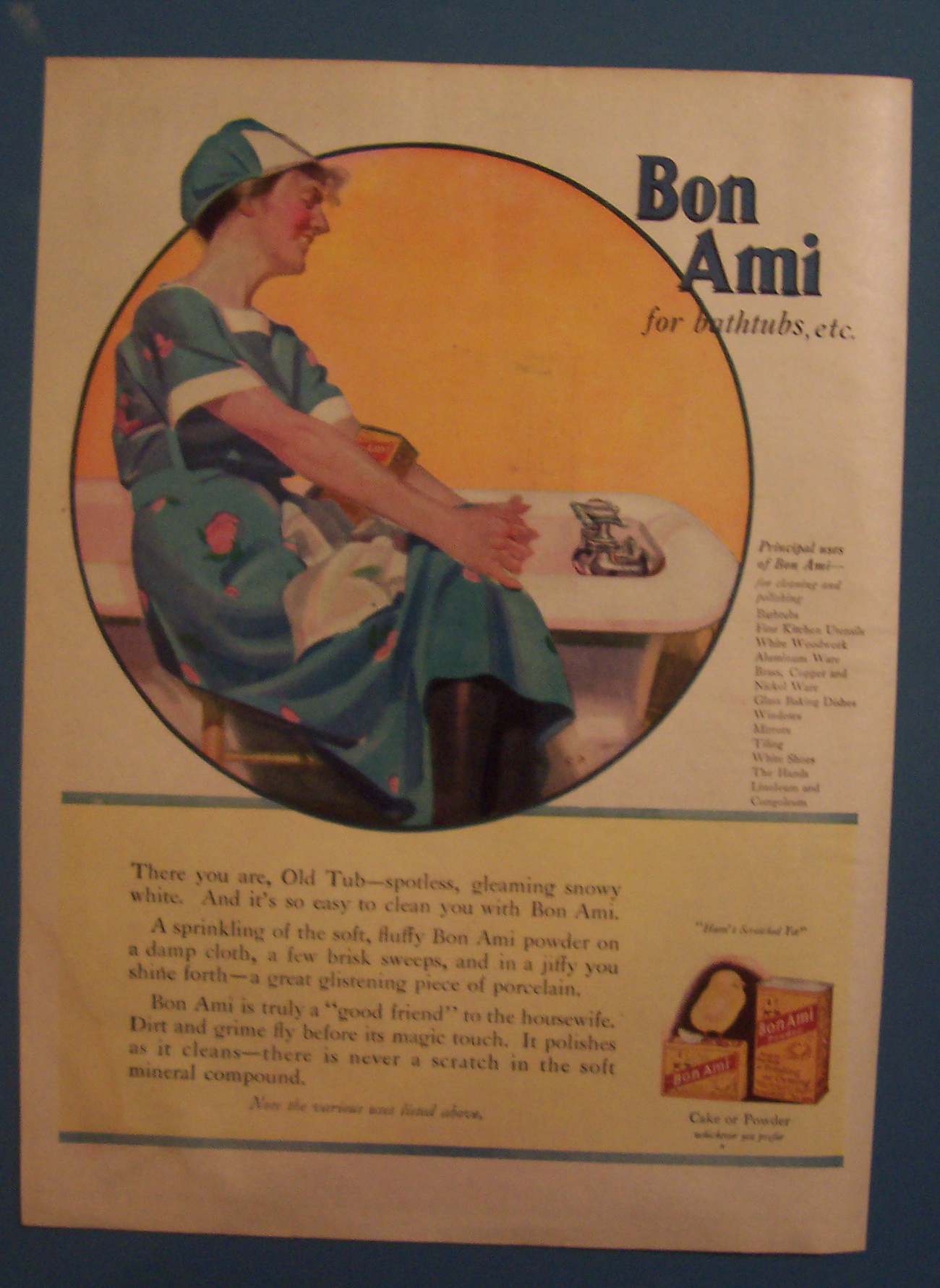 Vintage Ad: 1922 Bon Ami