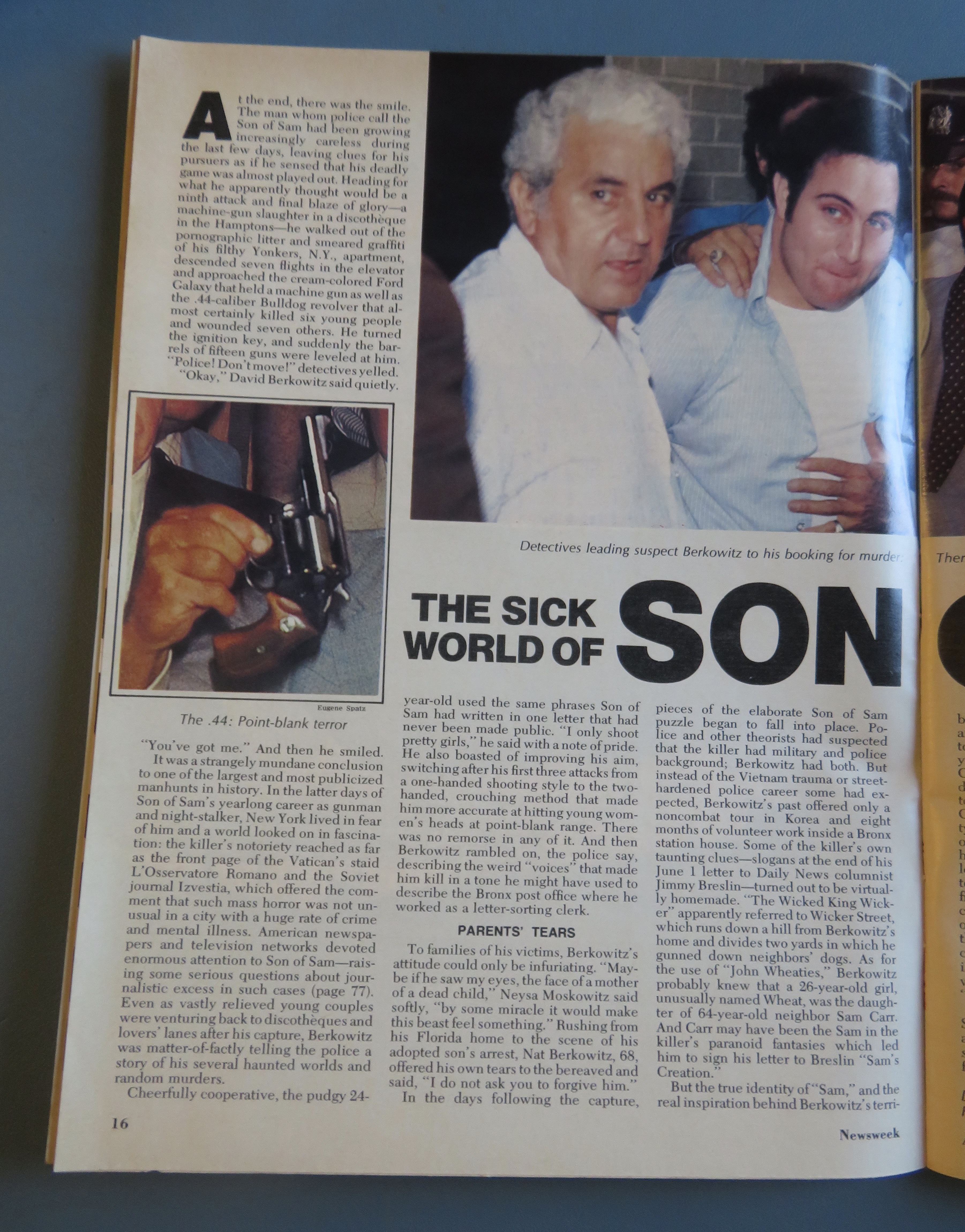 Newsweek Magazine August 22, 1977 The Son Of Sam