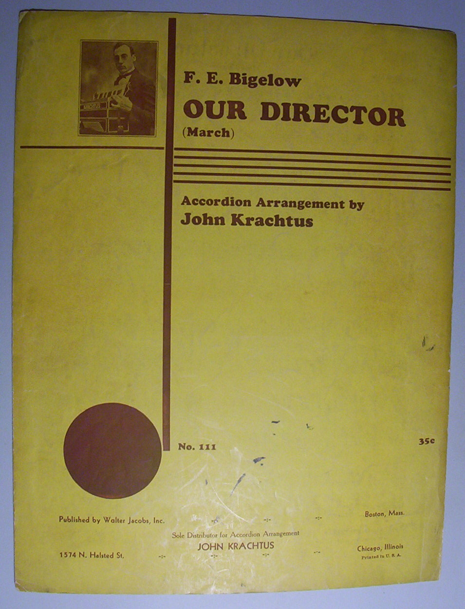 Sheet Music For 1935 Our Director (March)