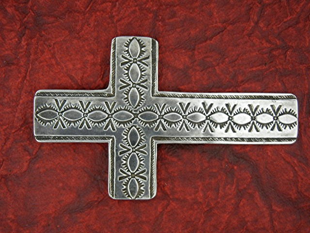 Surrisi Sterling Silver Studio GL Cross 1993 4 Inches