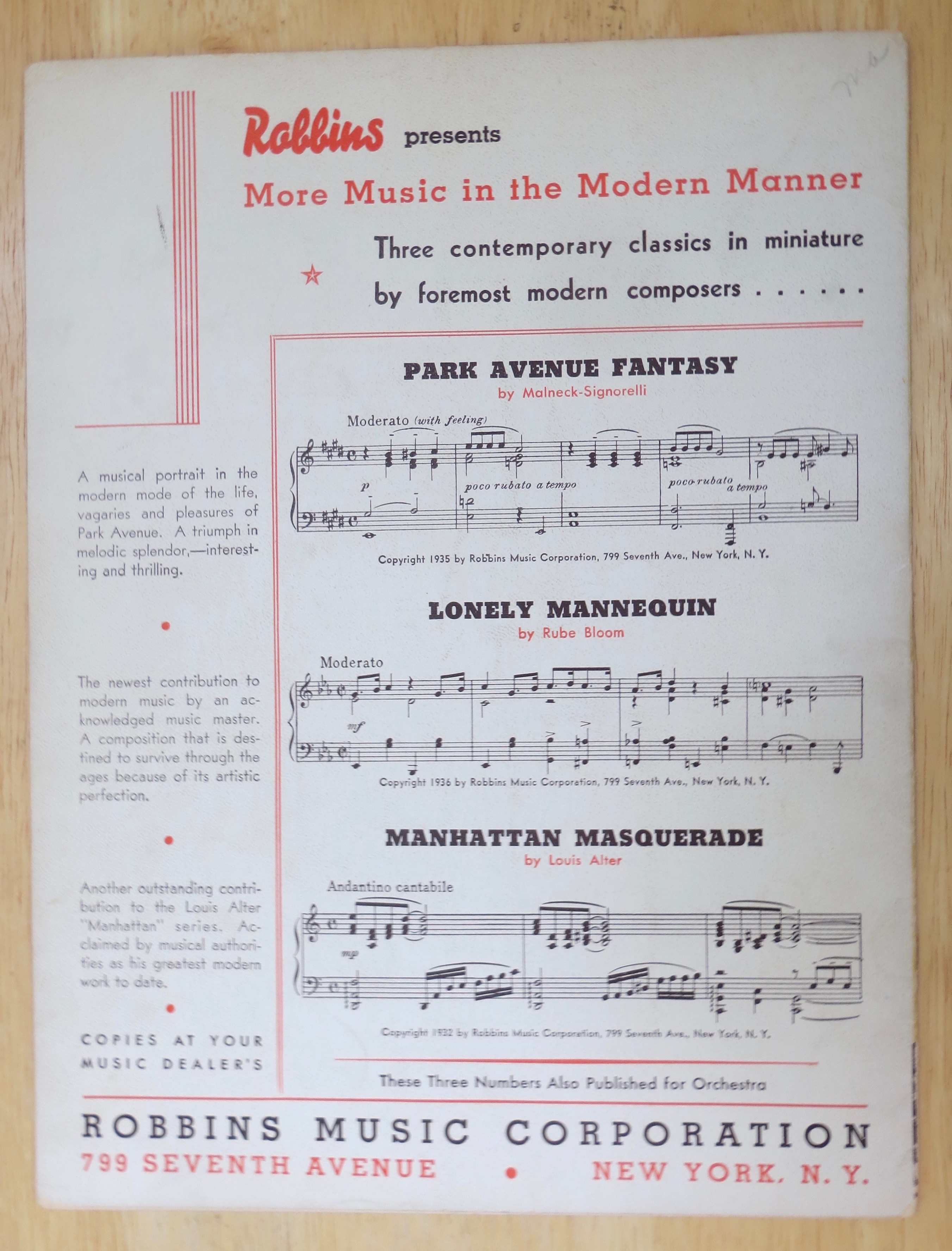 1936 Stompin' At The Savoy Sheet Music