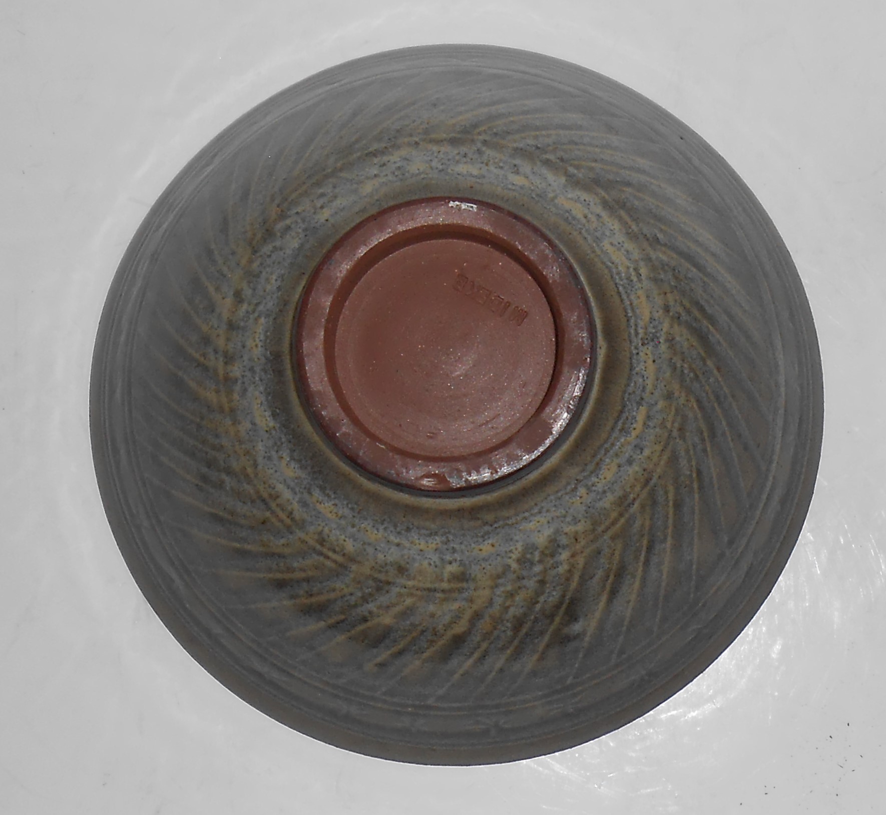 Louis Mideke Studio Pottery Northwest Blue/Green decora