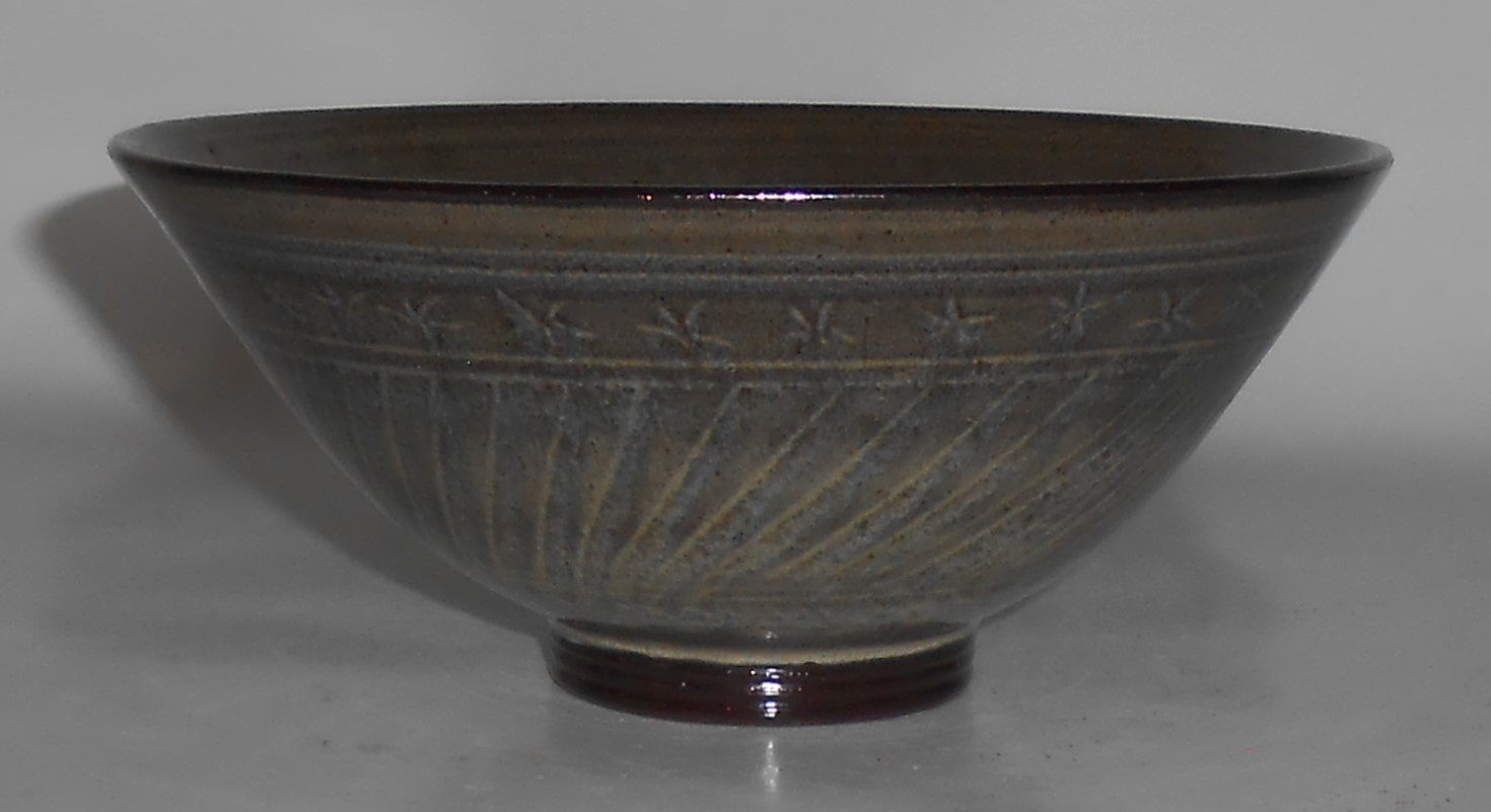 Louis Mideke Studio Pottery Northwest Blue/Green decora