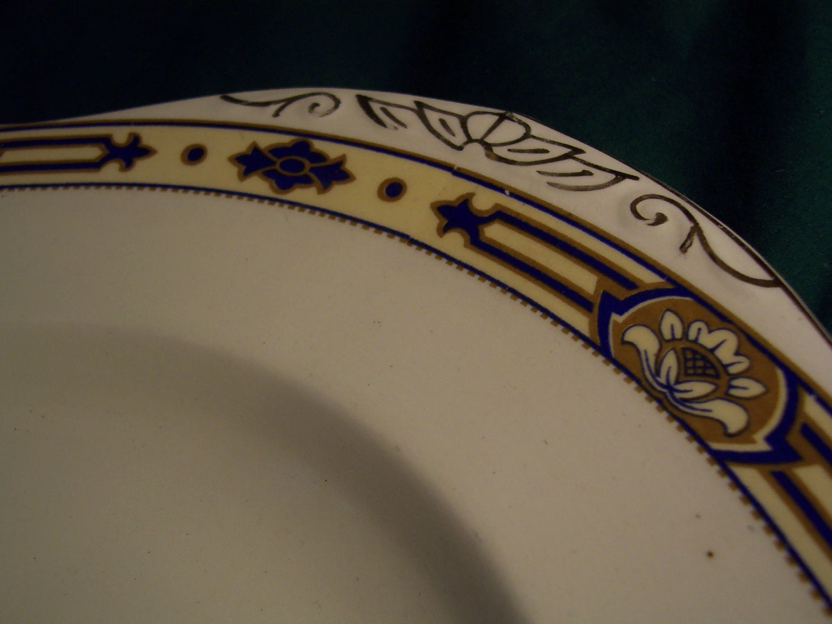 Vintage W M Grindley England Ivory Platter