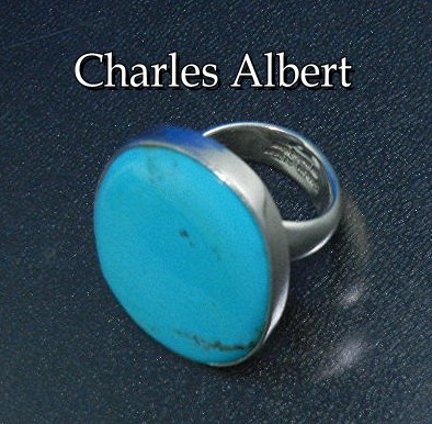 Charles Albert Sleeping Beauty Turquoise Sterling Silve