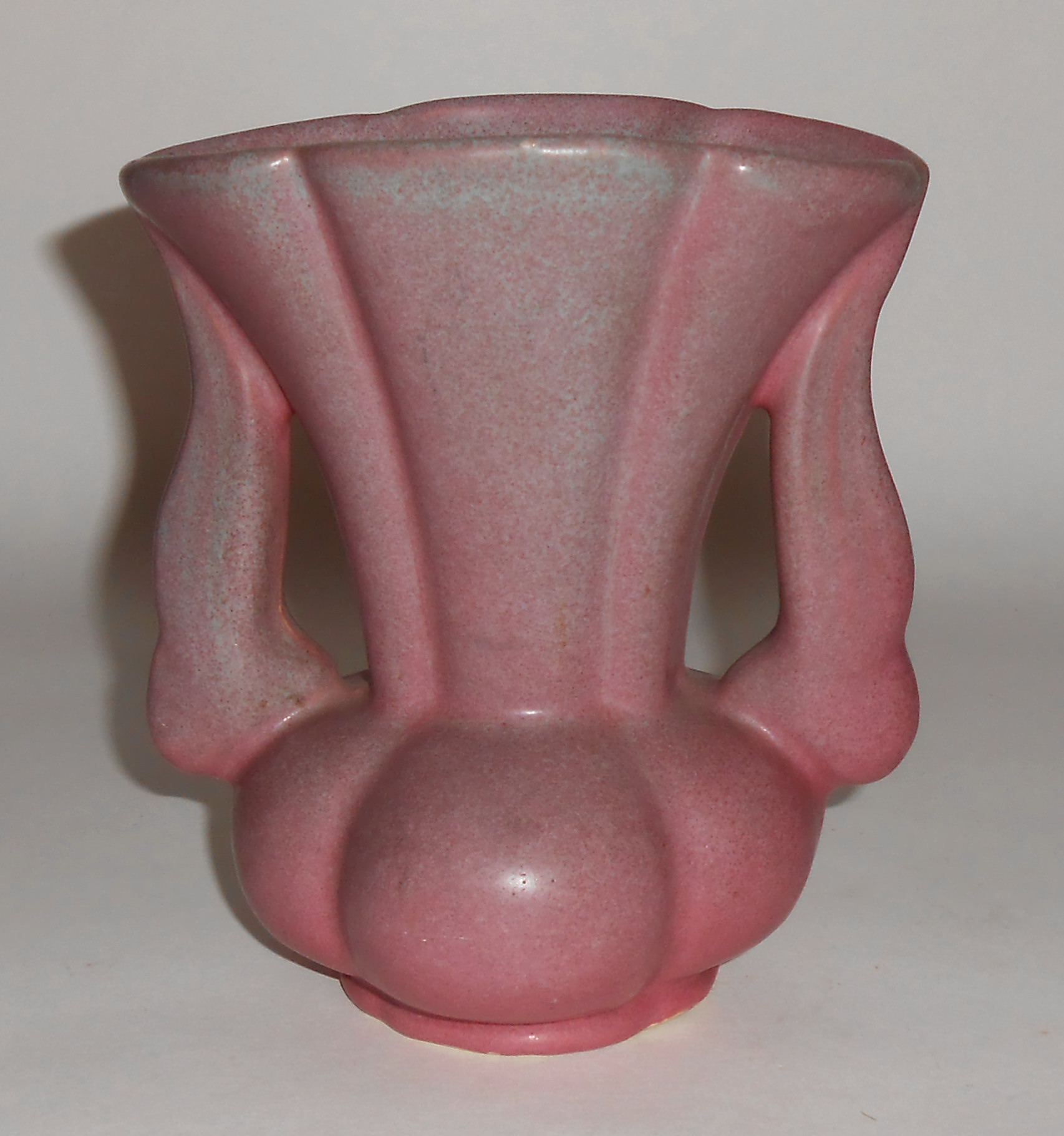Niloak Pottery Ozark Dawn Wing Handled Vase
