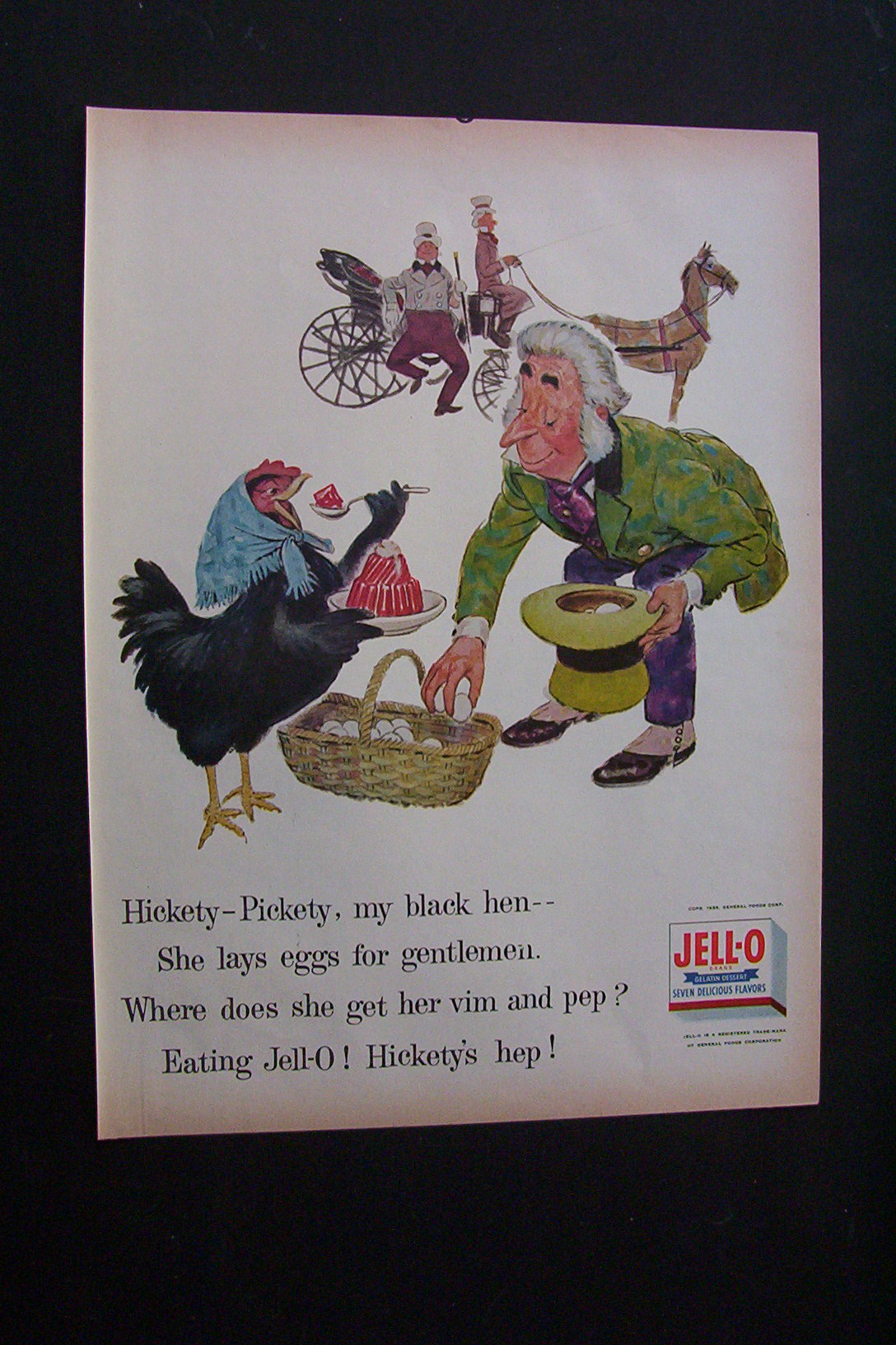 1955 Dual Ad: Jell-o & Phillip Morris Cigarettes