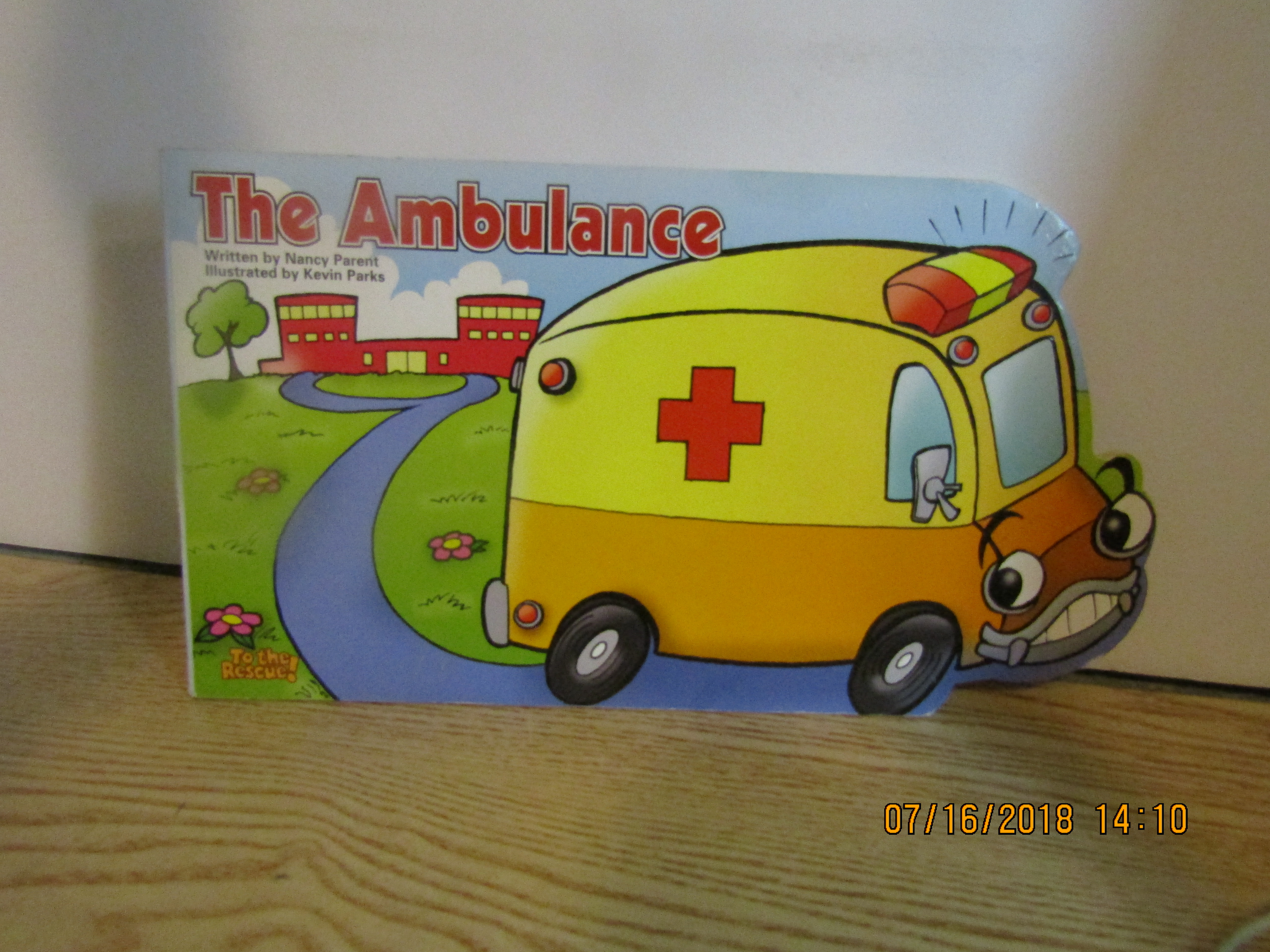 Children's Board Shape Book The Ambulance