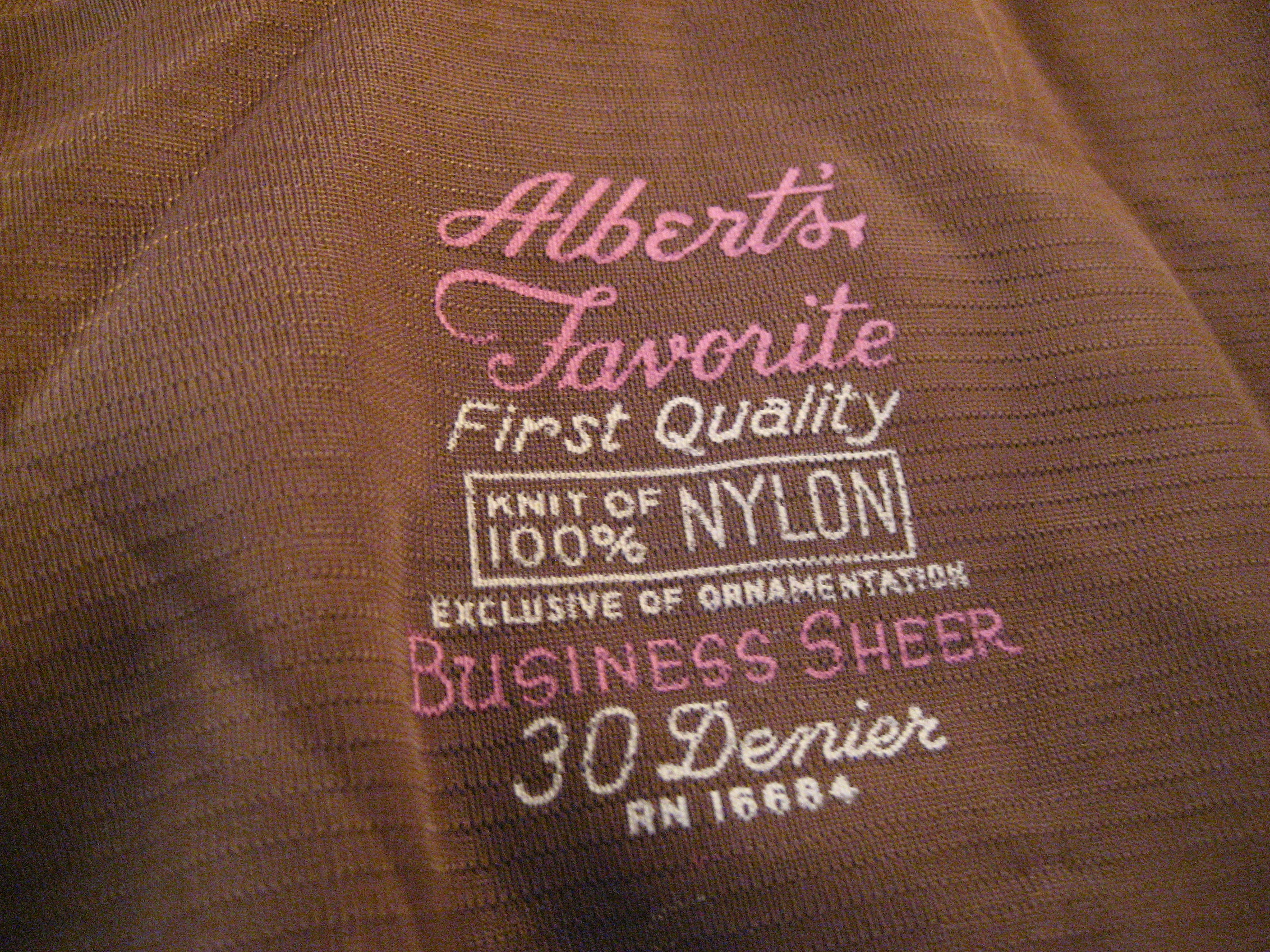 Six Pairs of Nylons