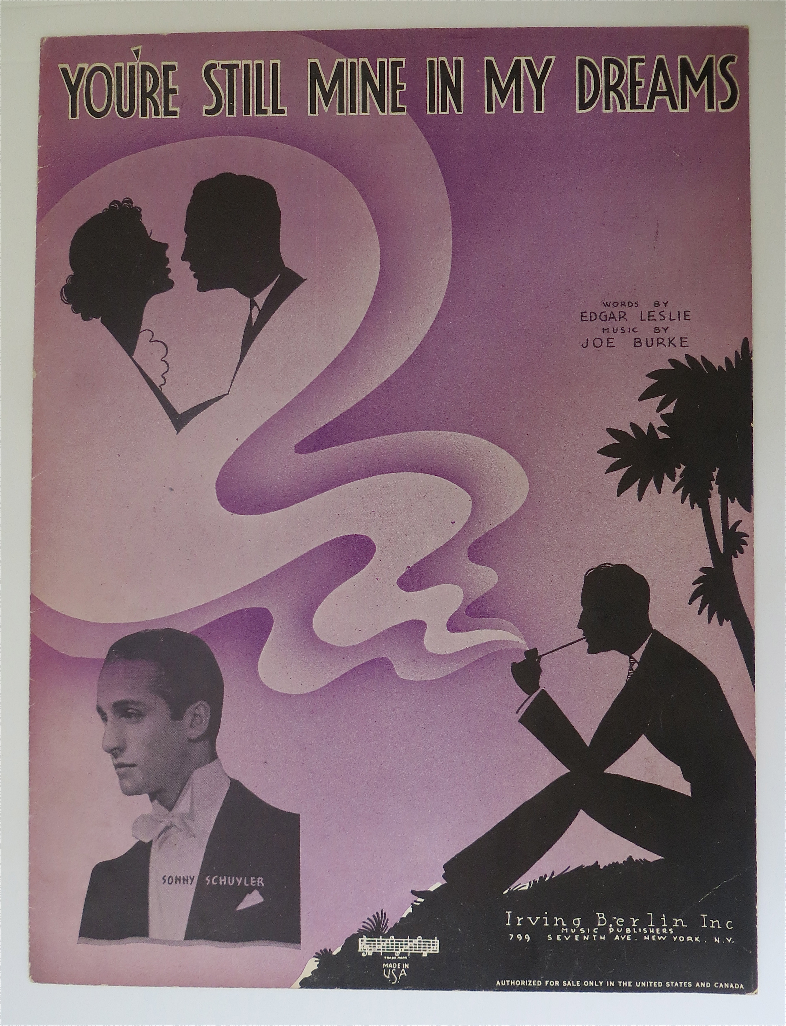 Sheet Music 1936 You're Still Mine In My Dreams