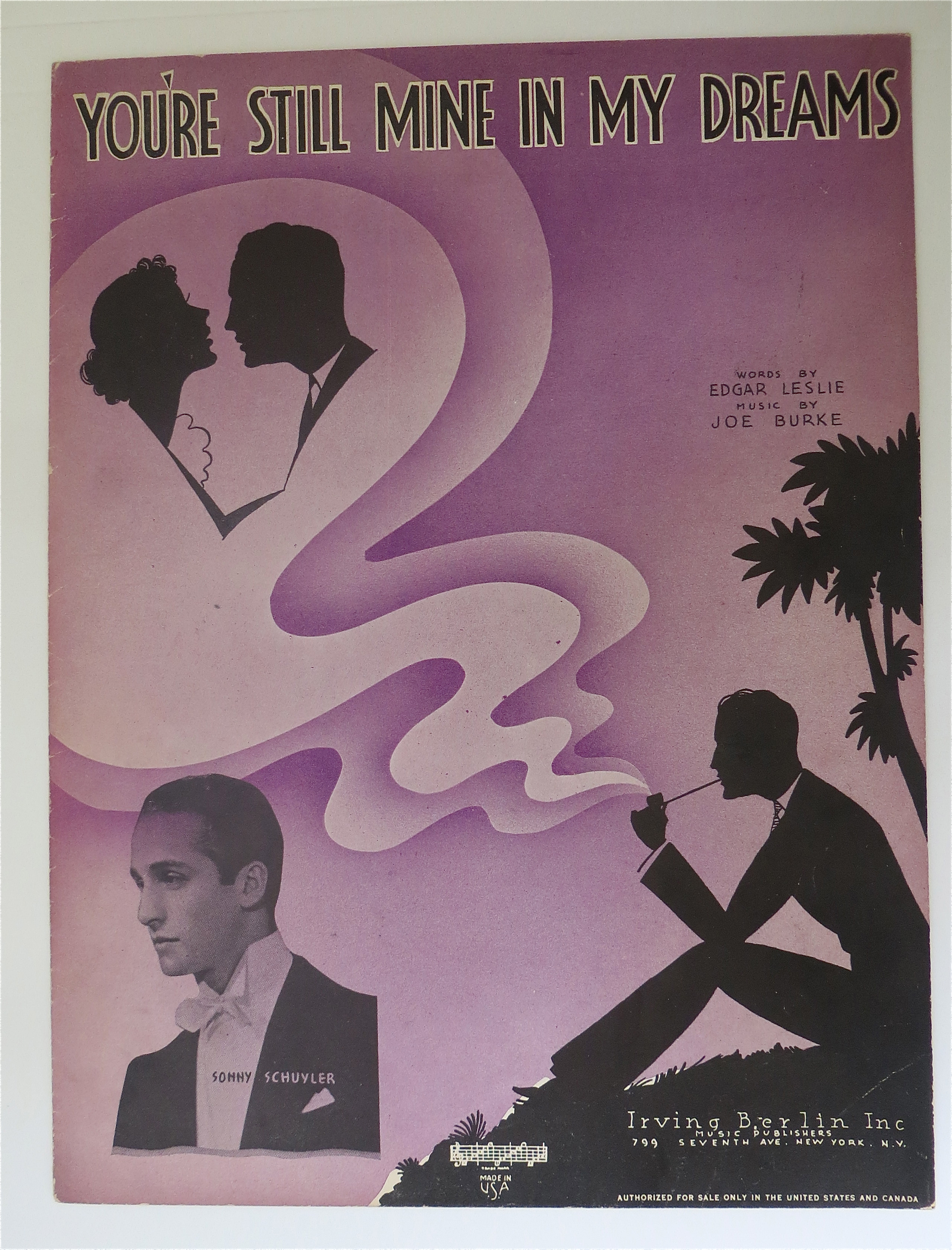 Sheet Music 1936 You're Still Mine In My Dreams