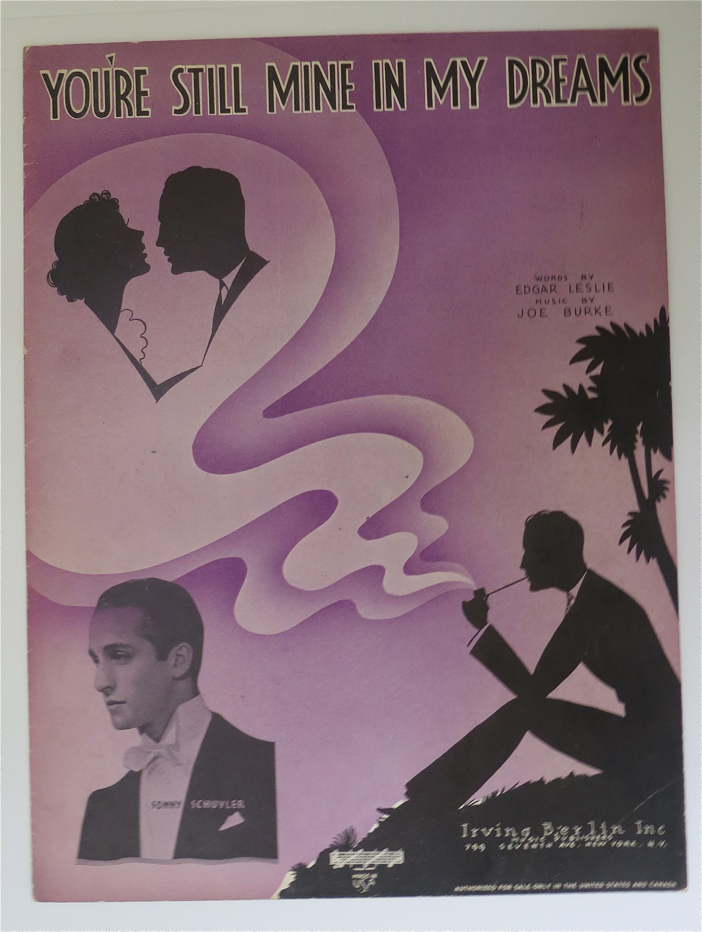 Sheet Music 1936 You're Still Mine In My Dreams