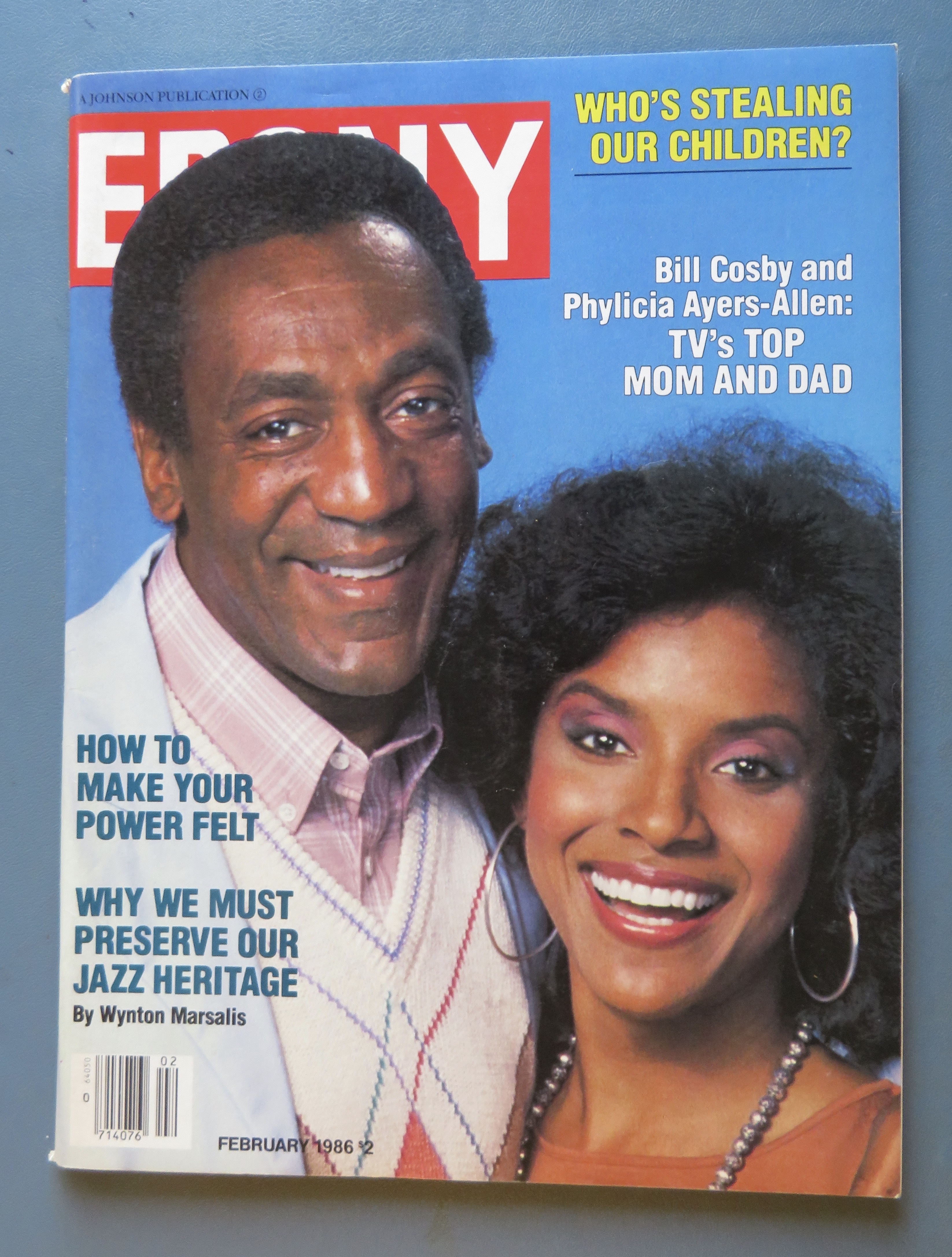 Ebony Magazine February 1986 B Cosby/P Ayers Allen