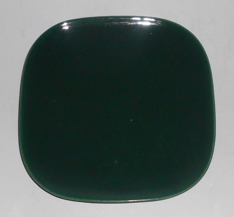 VINTAGE Franciscan Pottery Tiempo Leaf Dark Green Bread Plate