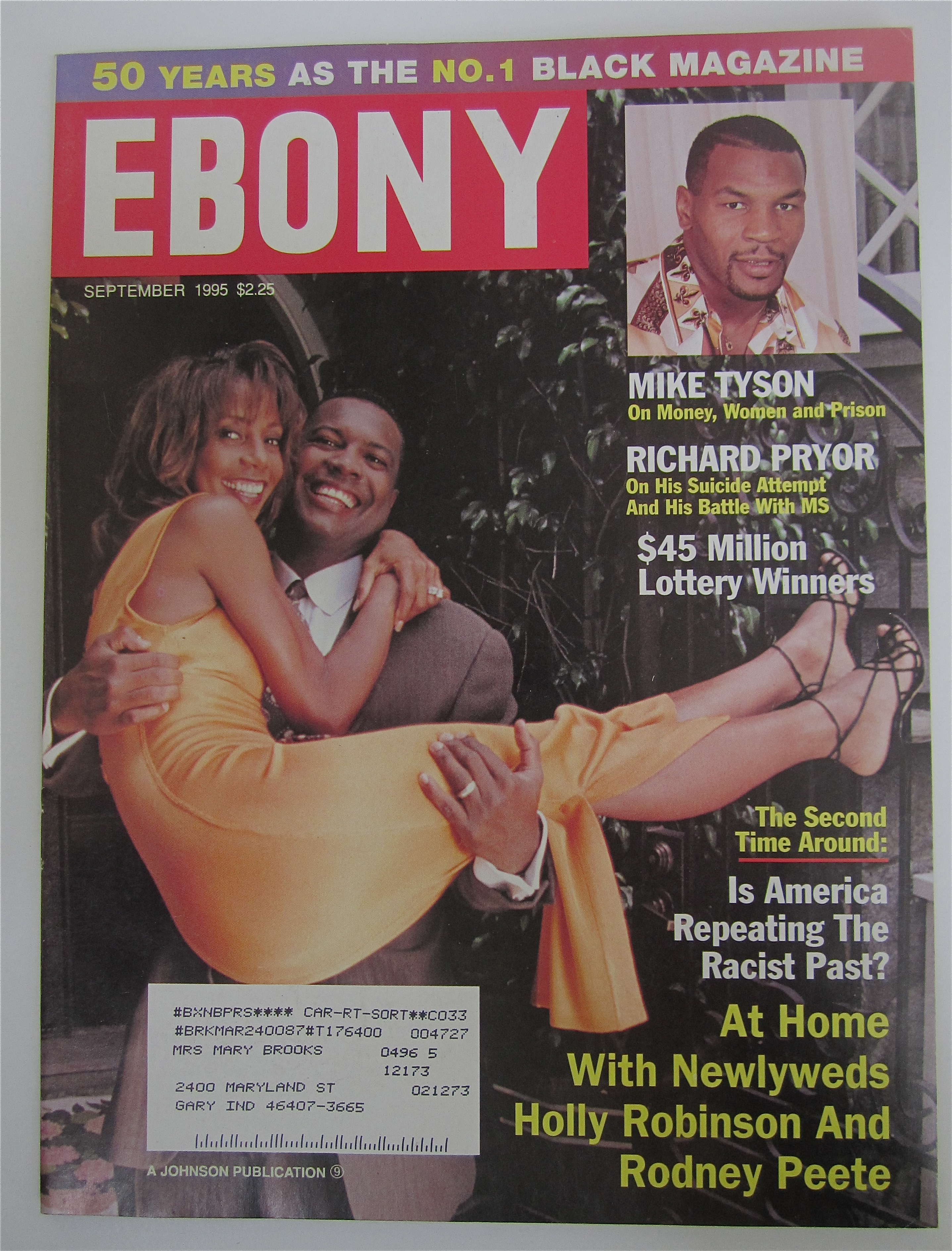 Ebony Magazine September 1995 Holly & Rodney Peete
