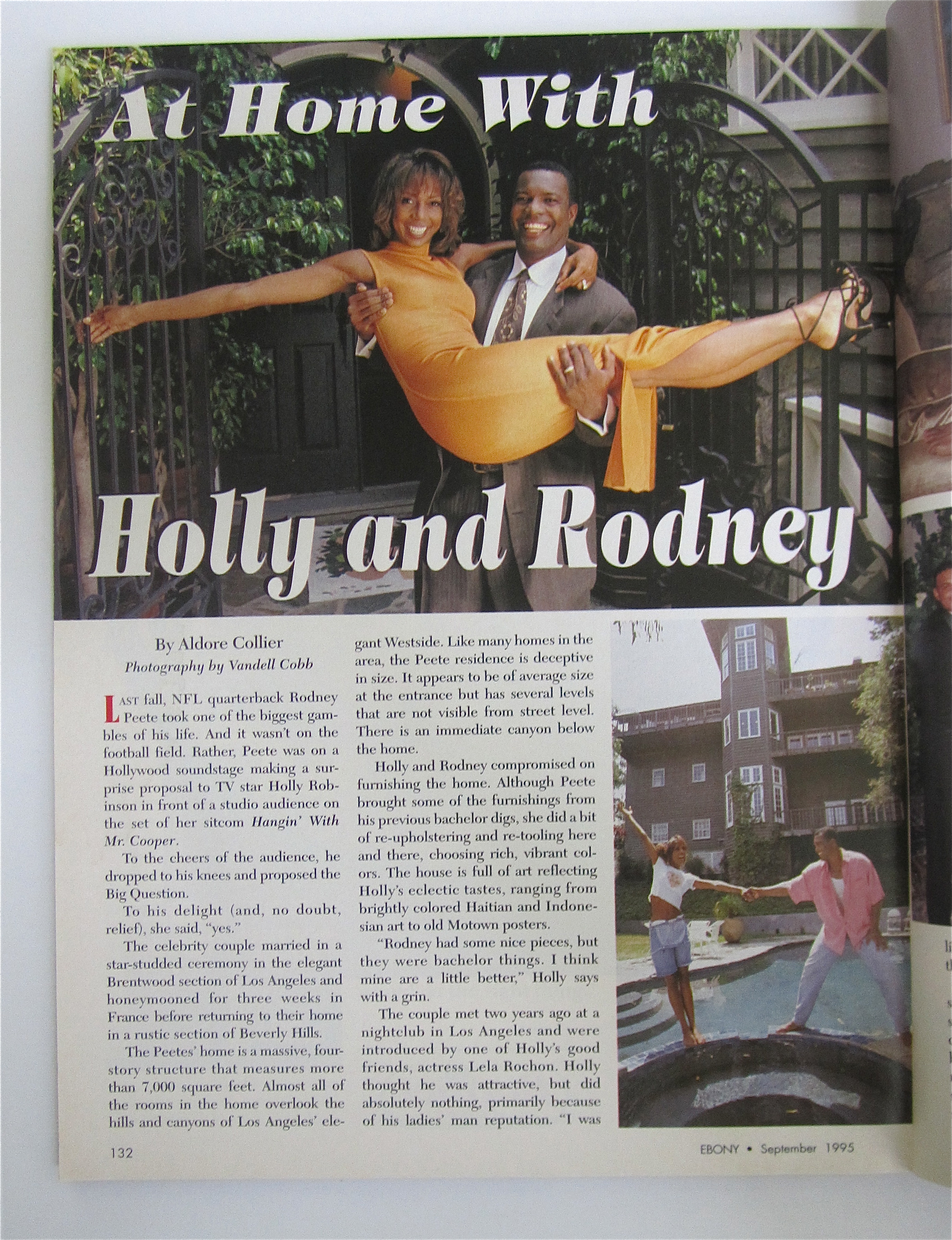 Ebony Magazine September 1995 Holly & Rodney Peete