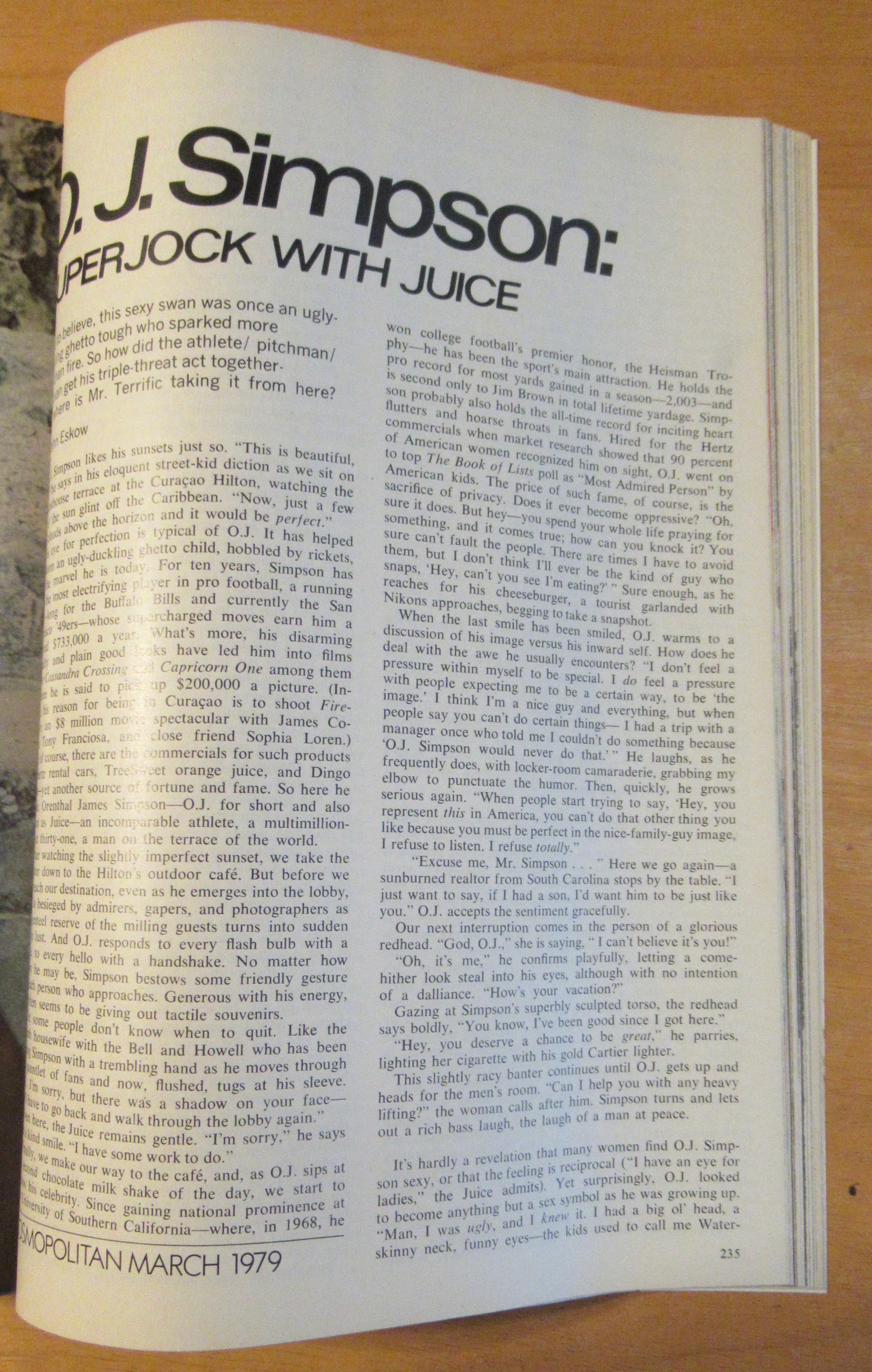 Cosmopolitan Magazine March 1979 Rene Russo