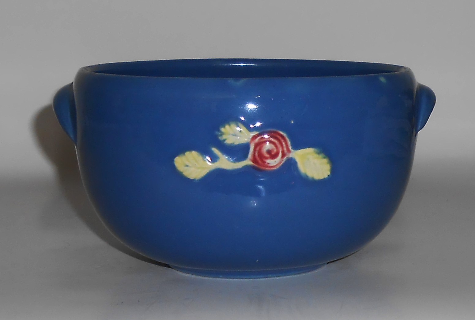Coors Pottery Rosebud Early Blue Small Pudding Bowl