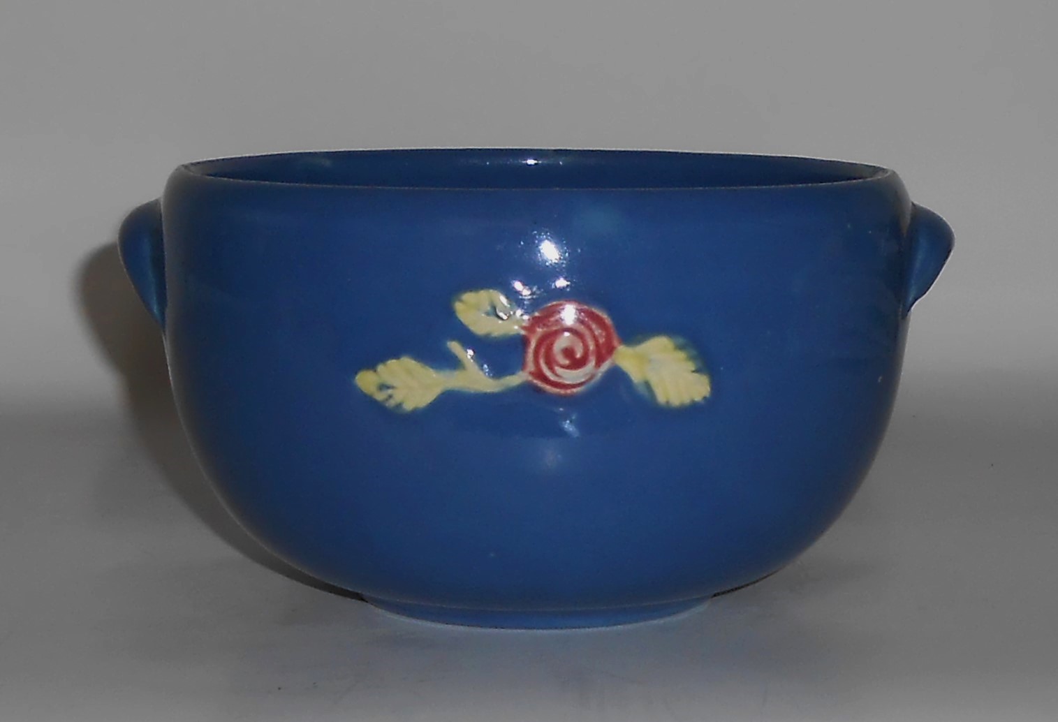 Coors Pottery Rosebud Early Blue Small Pudding Bowl