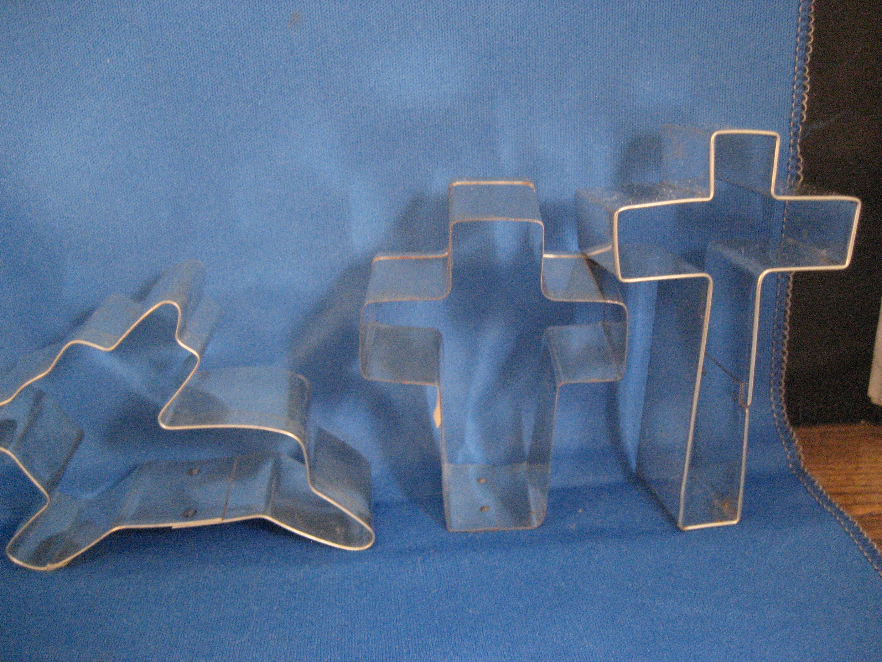 Five Aluminun Cookie Cutters