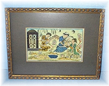 Framed Oriental Musical  Print