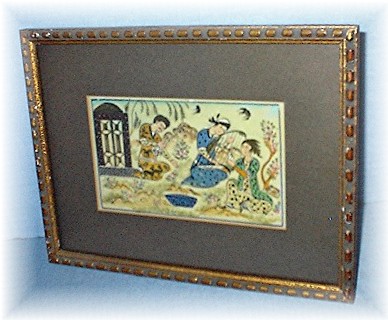 Framed Oriental Musical  Print