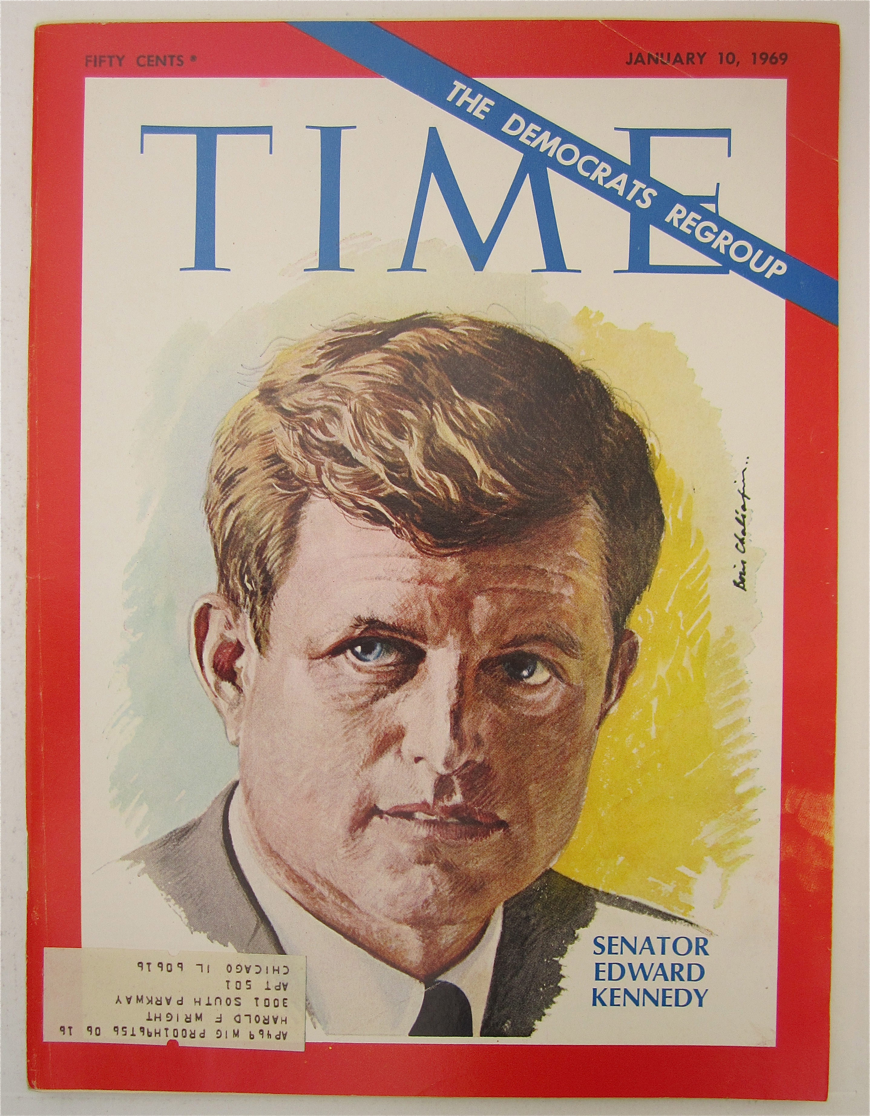 Time Magazine January 10, 1969 Senator Edward Kennedy