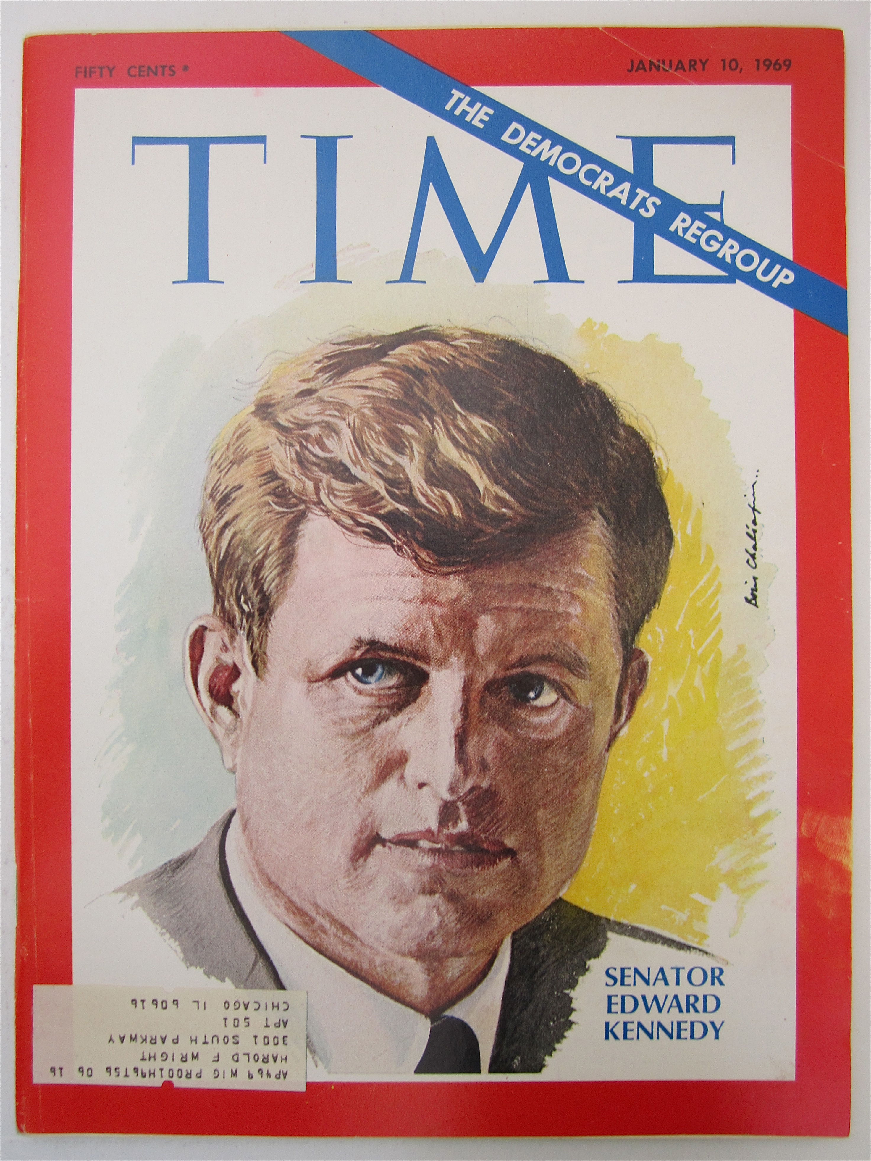 Time Magazine January 10, 1969 Senator Edward Kennedy