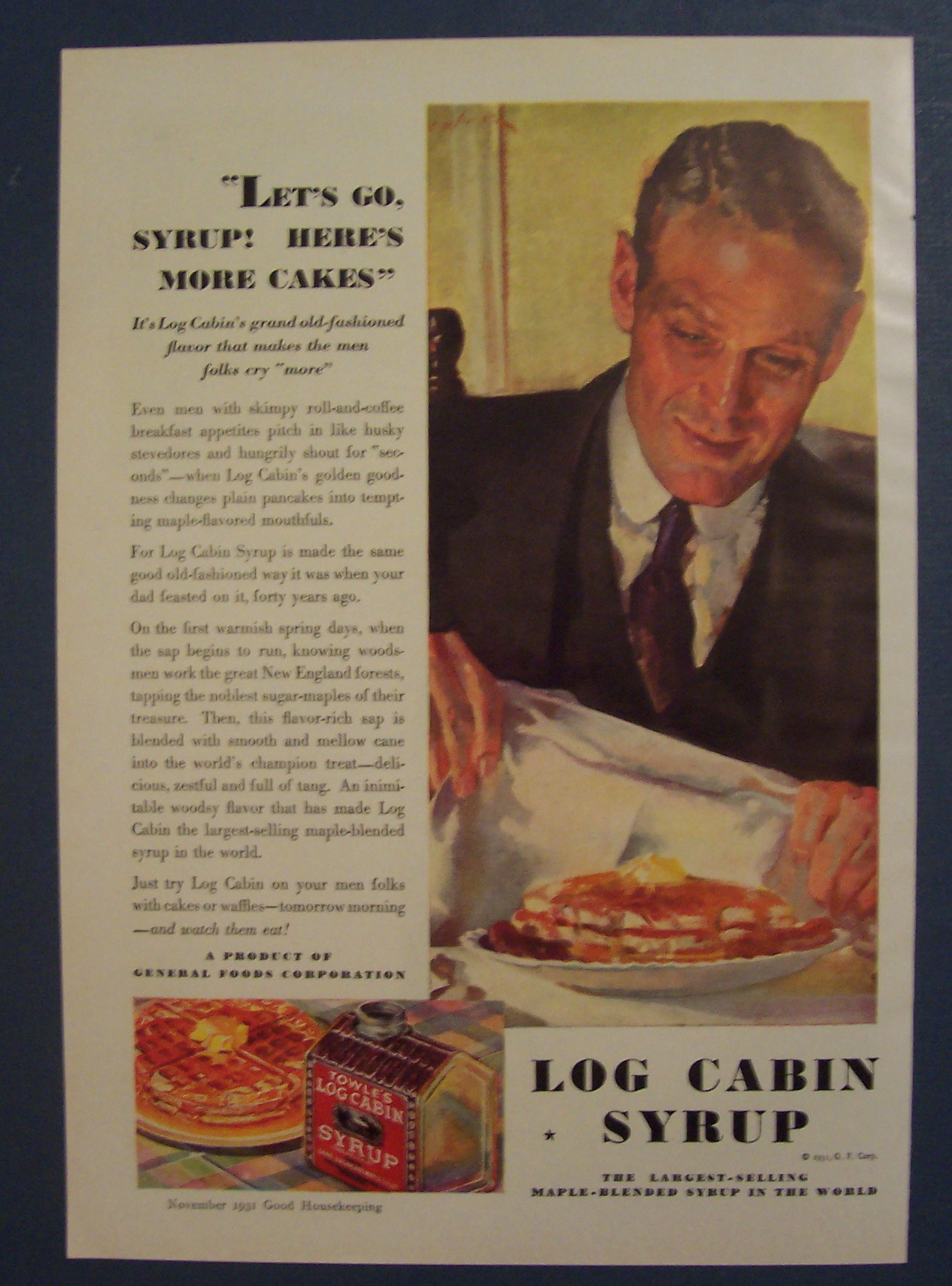 1931  Log  Cabin  Syrup