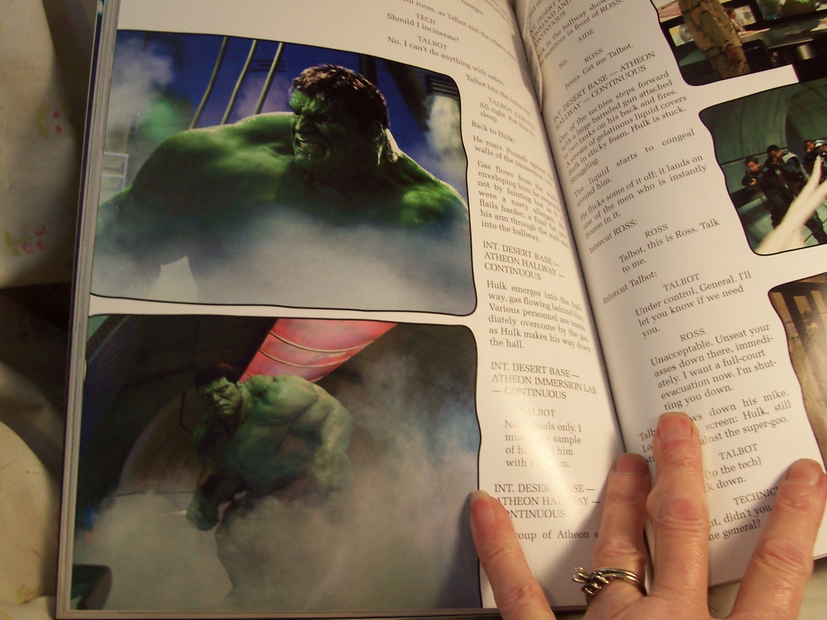 Hulk the illustrated Screenplay 2003