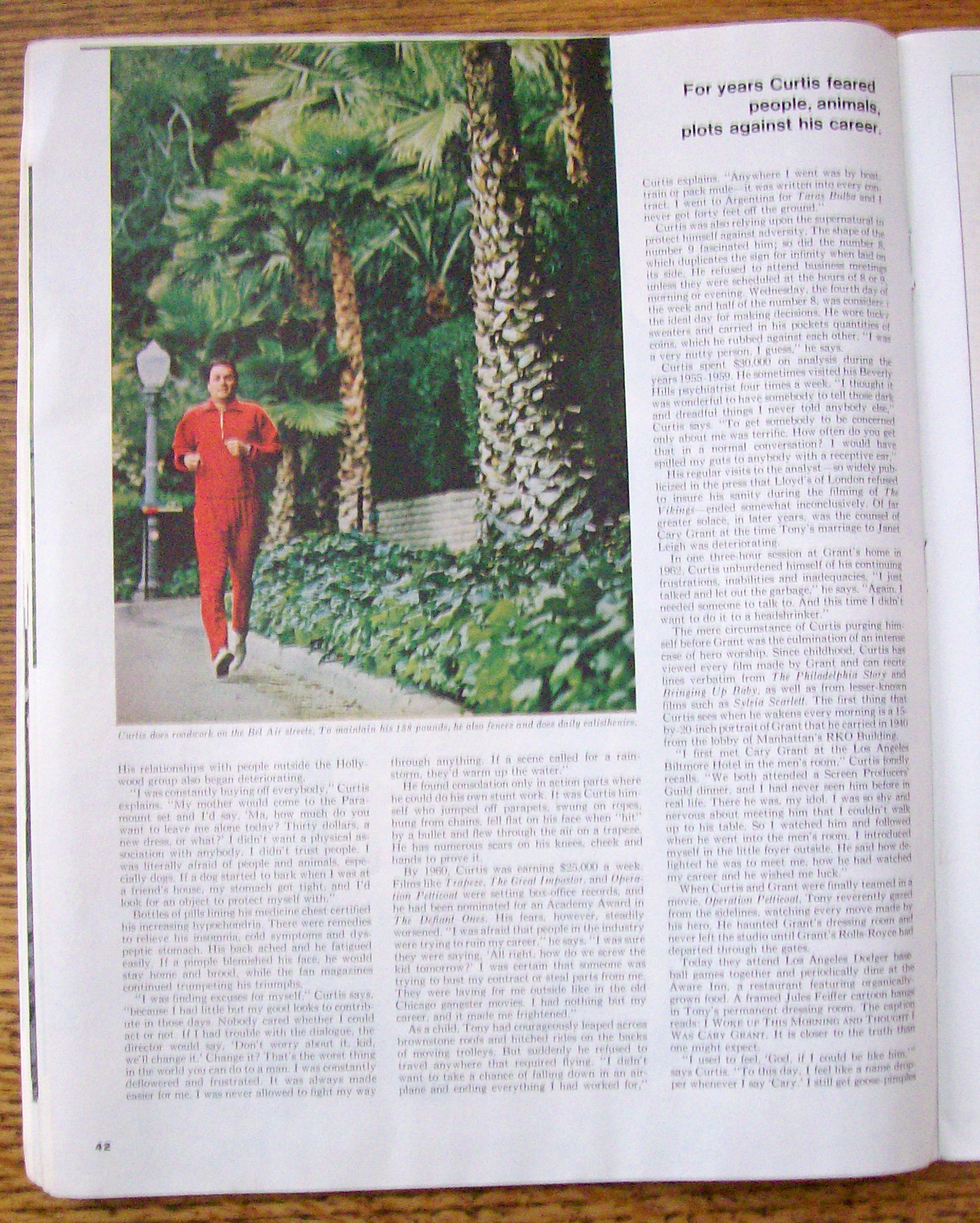 Saturday Evening Post March 23, 1968 Tony Curtis