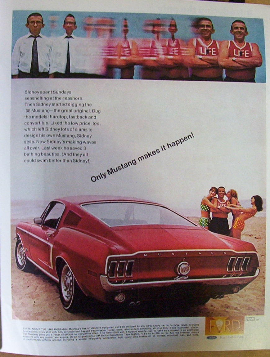 Saturday Evening Post March 23, 1968 Tony Curtis