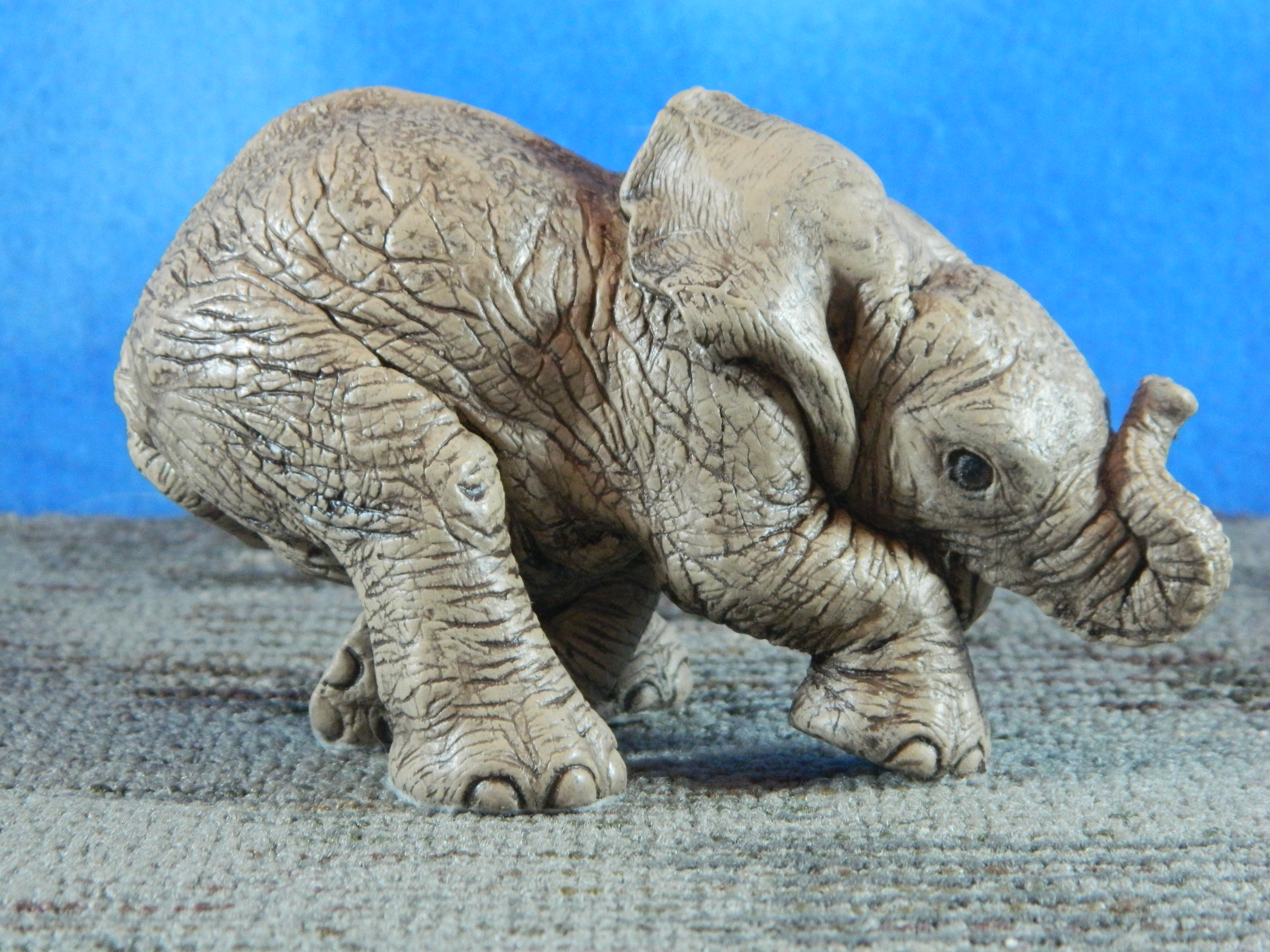 The Herd by Marty Elephant Calf Scratch