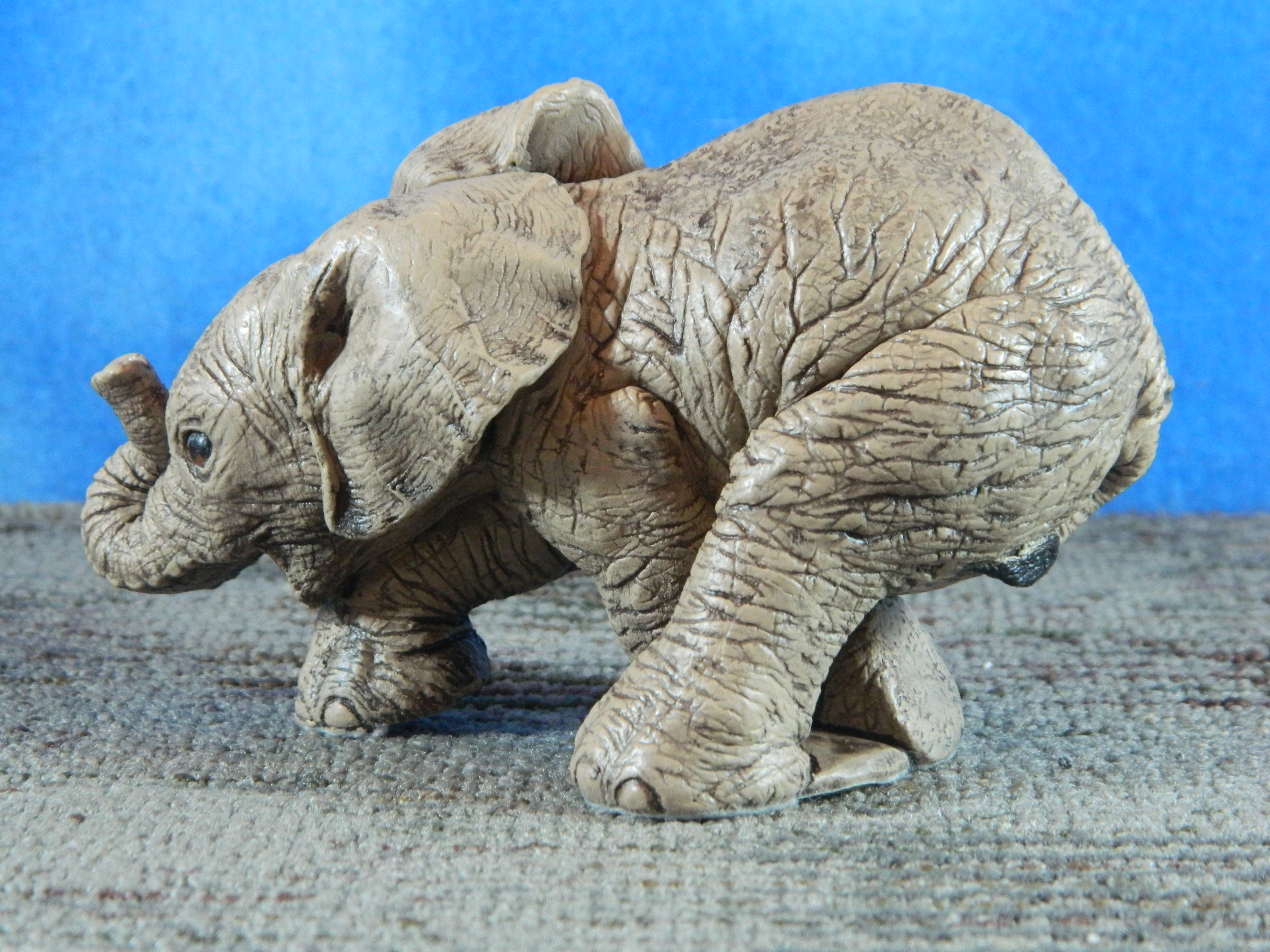 The Herd by Marty Elephant Calf Scratch