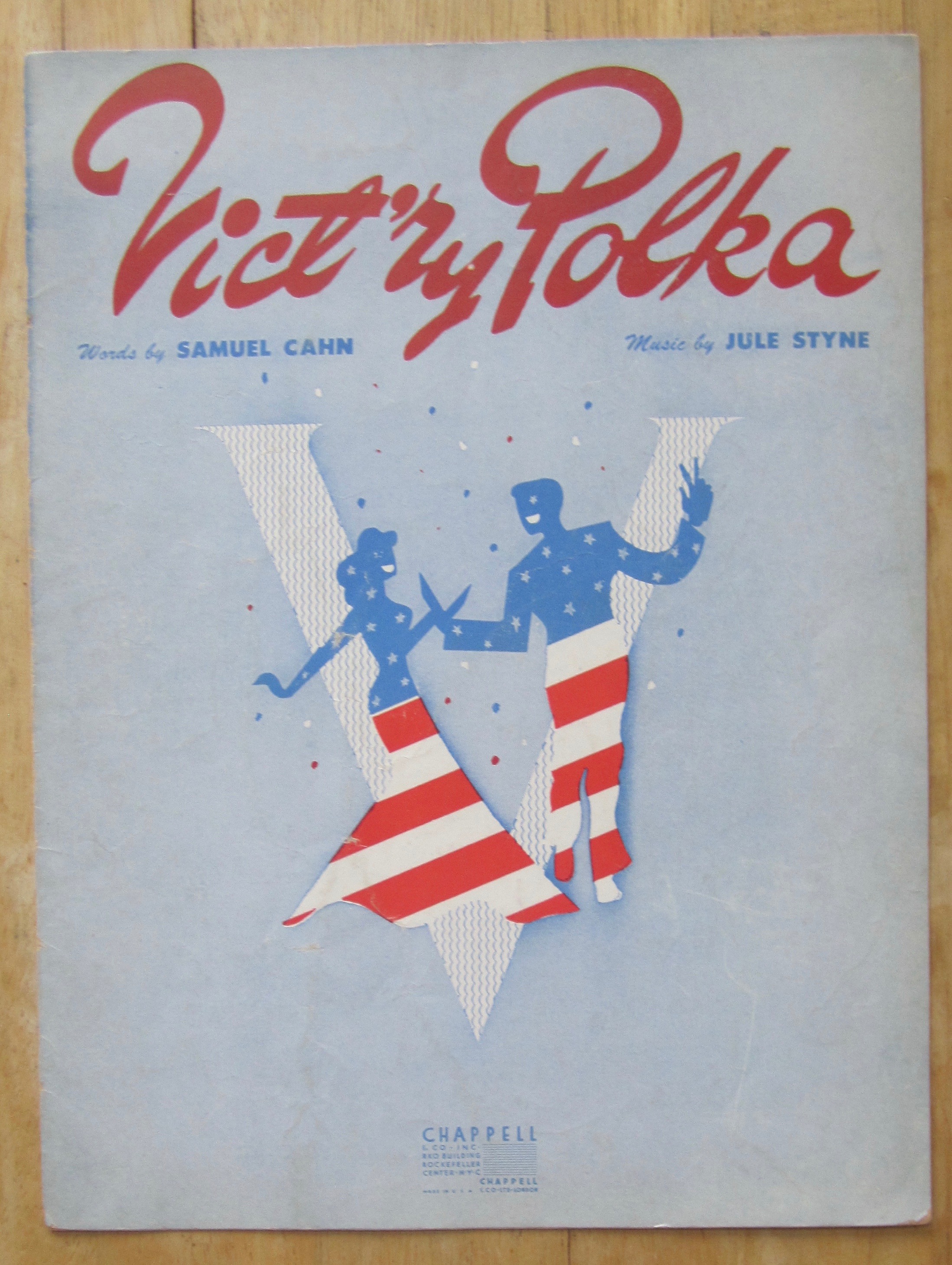 1943 Sheet Music For Victory Polka