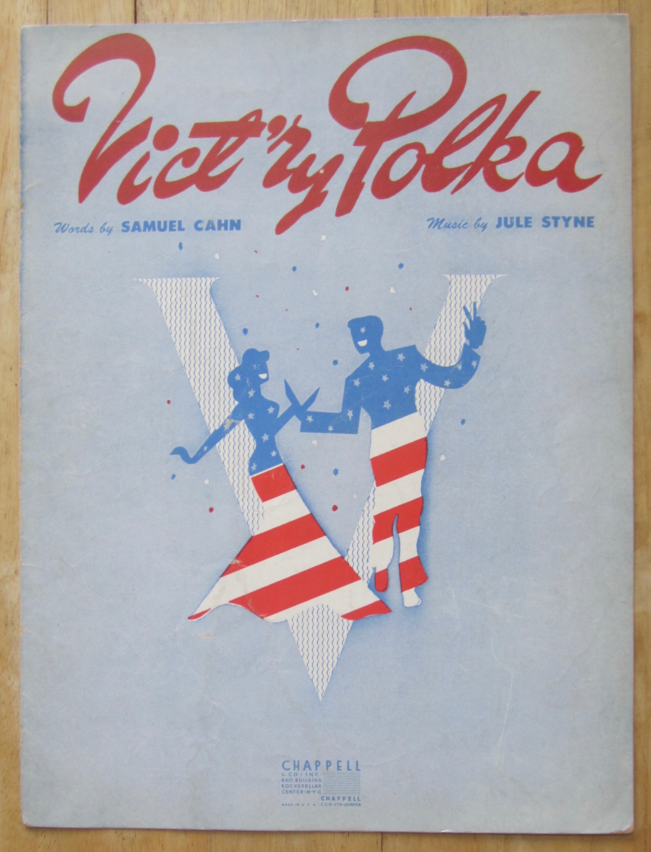 1943 Sheet Music For Victory Polka