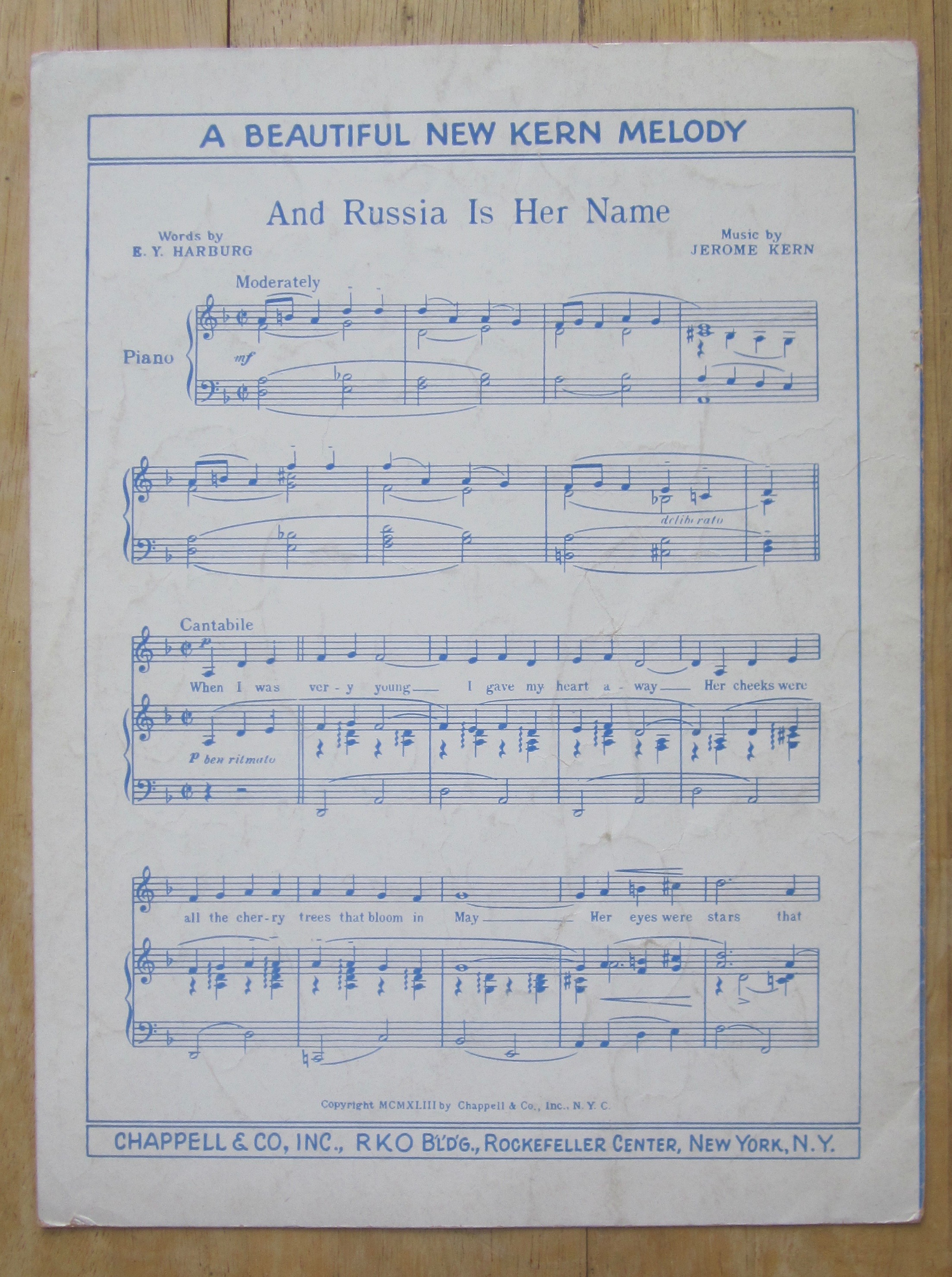 1943 Sheet Music For Victory Polka