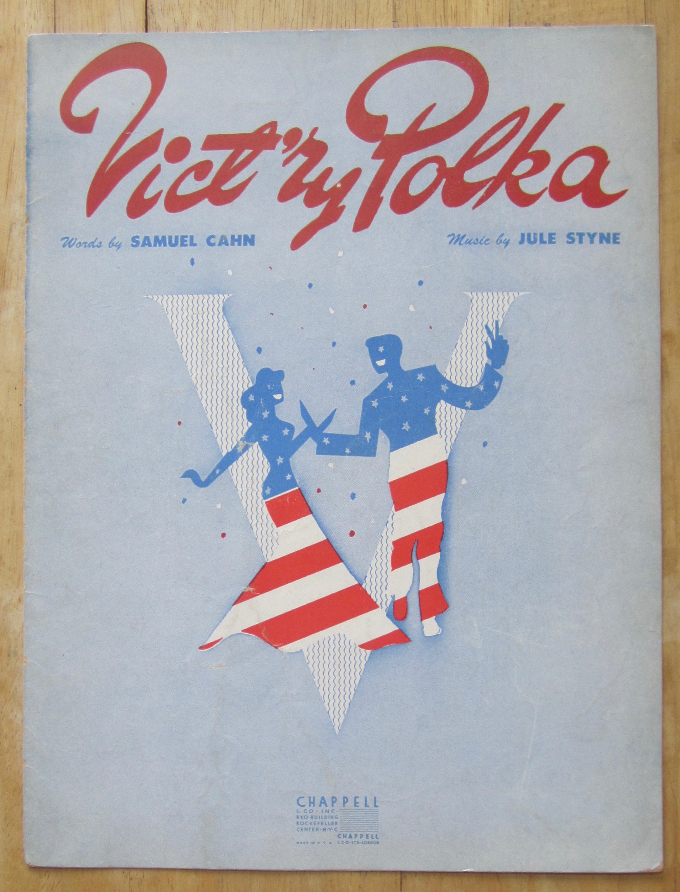 1943 Sheet Music For Victory Polka