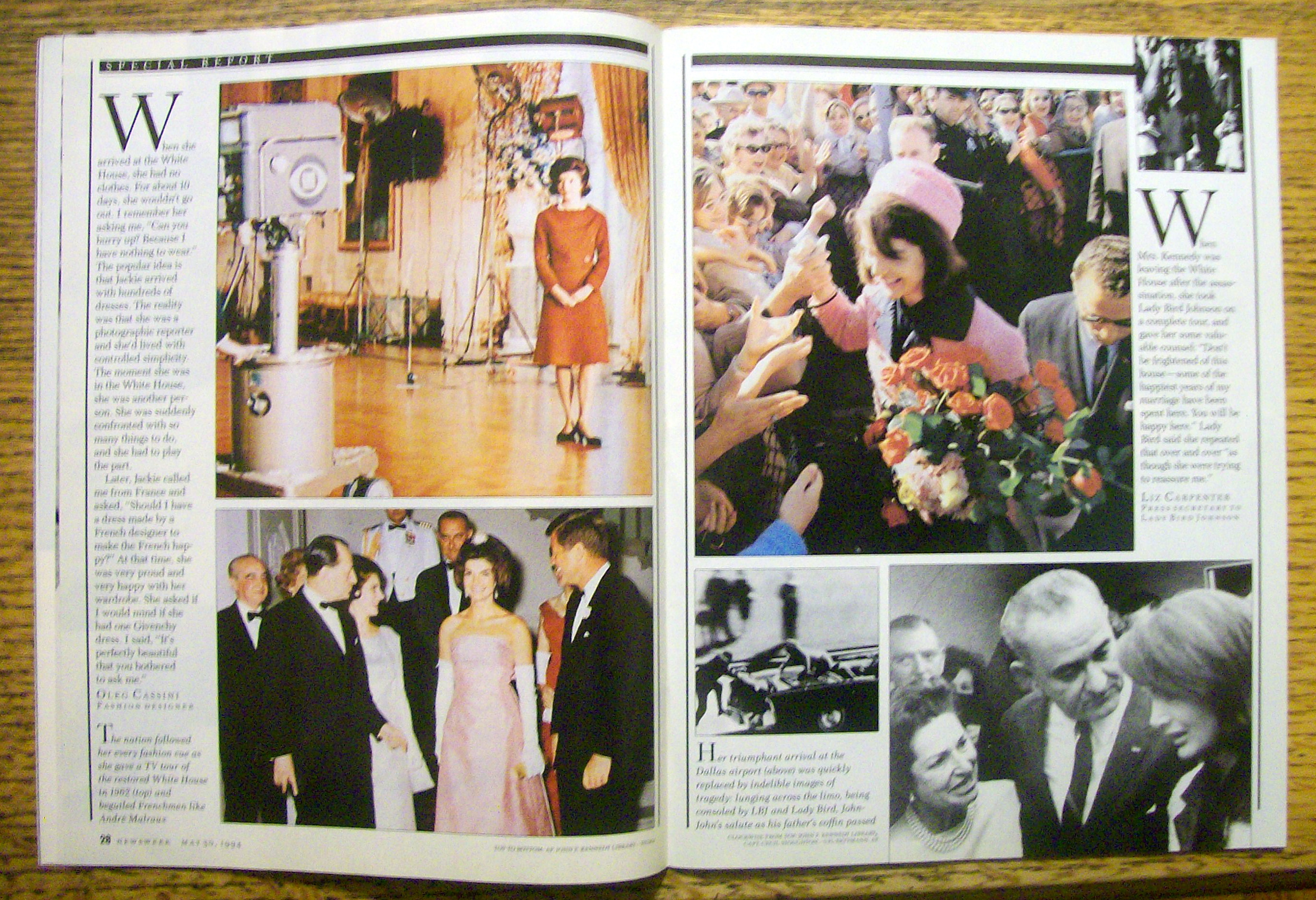 Newsweek Magazine-May 30, 1994-Jacqueline Kennedy