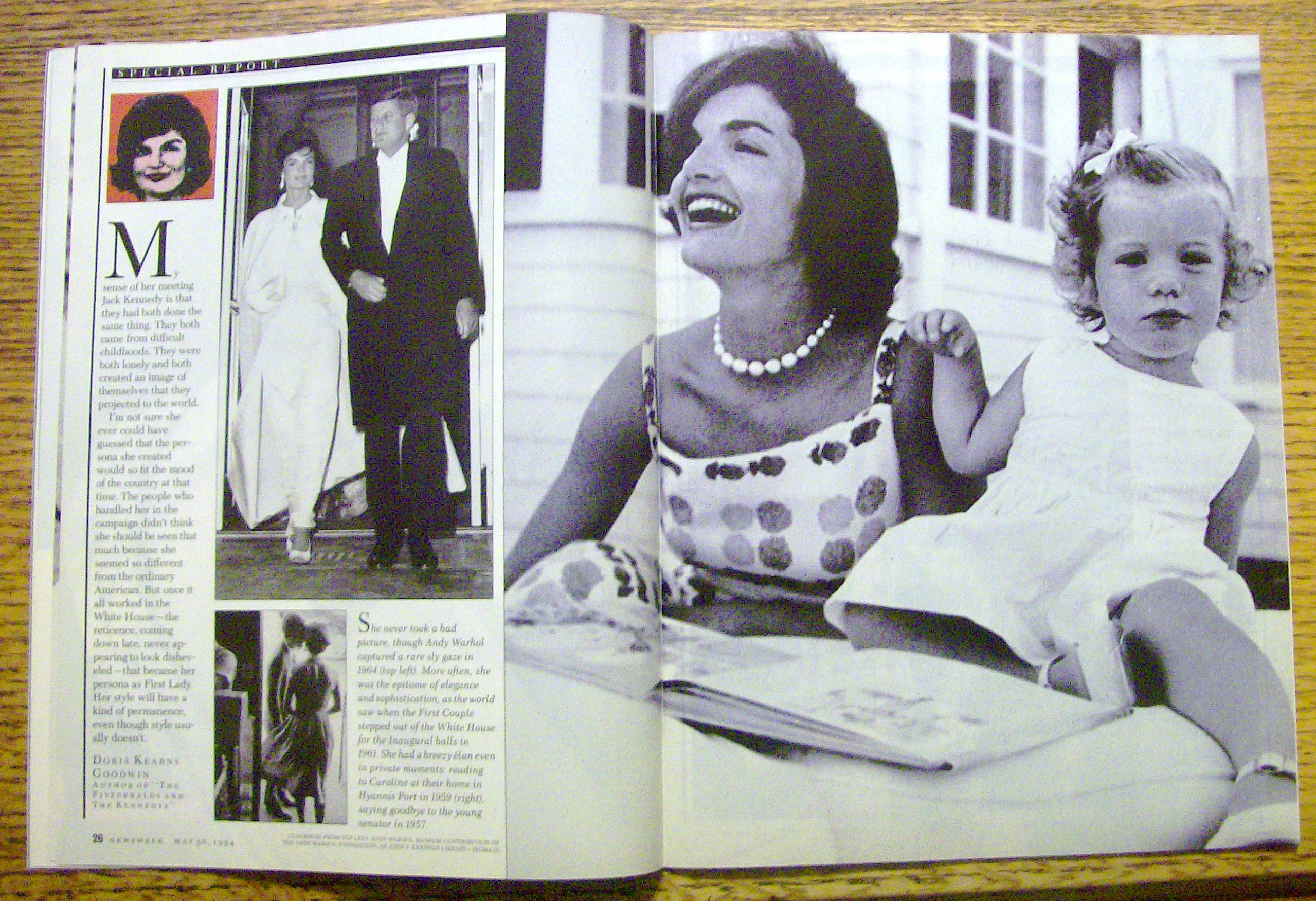Newsweek Magazine-May 30, 1994-Jacqueline Kennedy