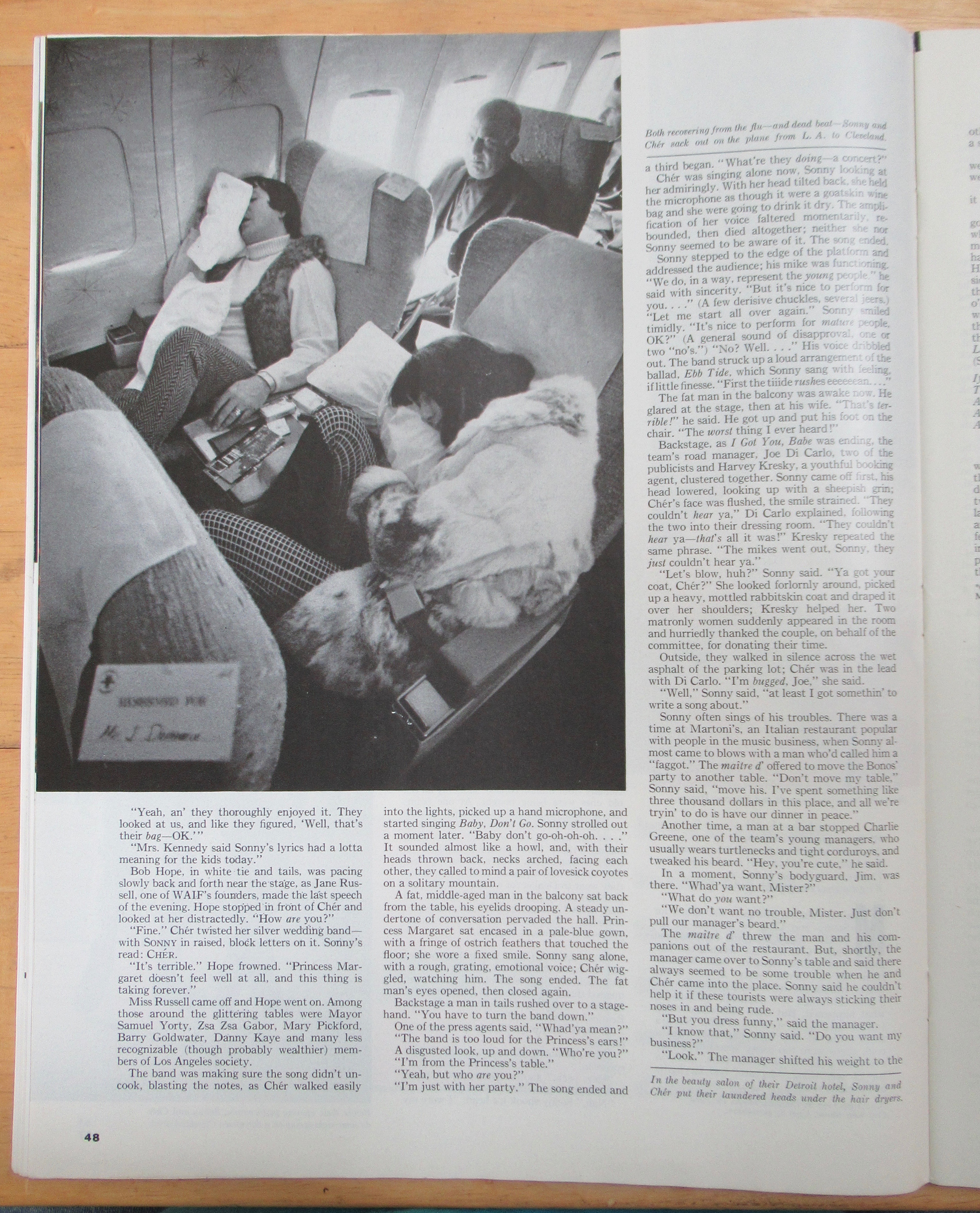 Saturday Evening Post Mag-April 23, 1966-Sonny & Cher