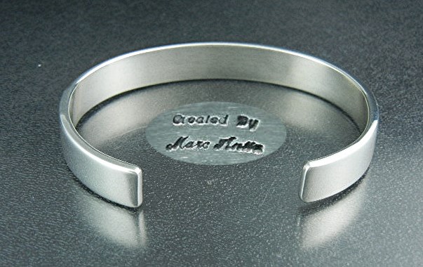 14K Gold Sterling Silver Cuff Mark Matte Apache