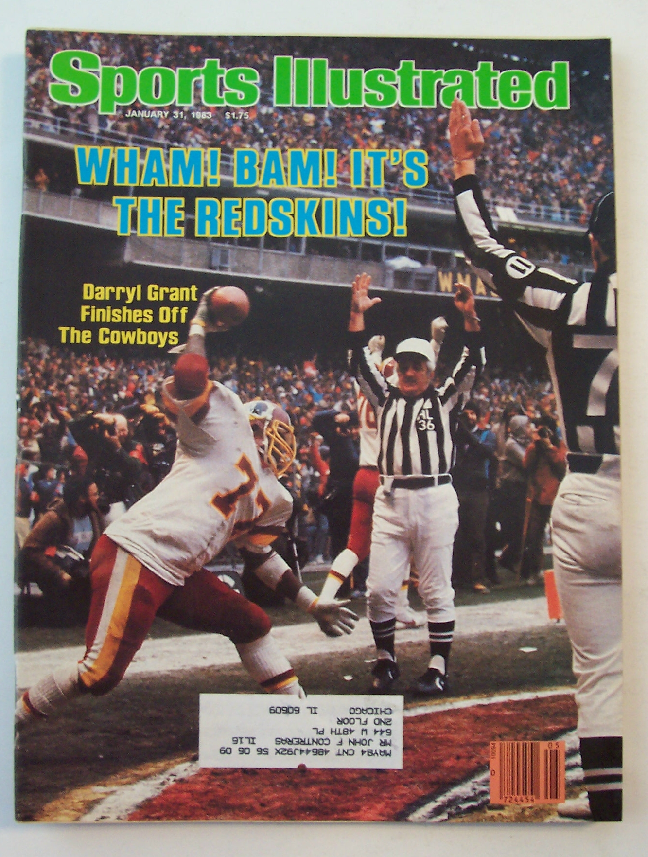 Sports Illustrated Magazine -Jan 31, 1983- Darryl Grant