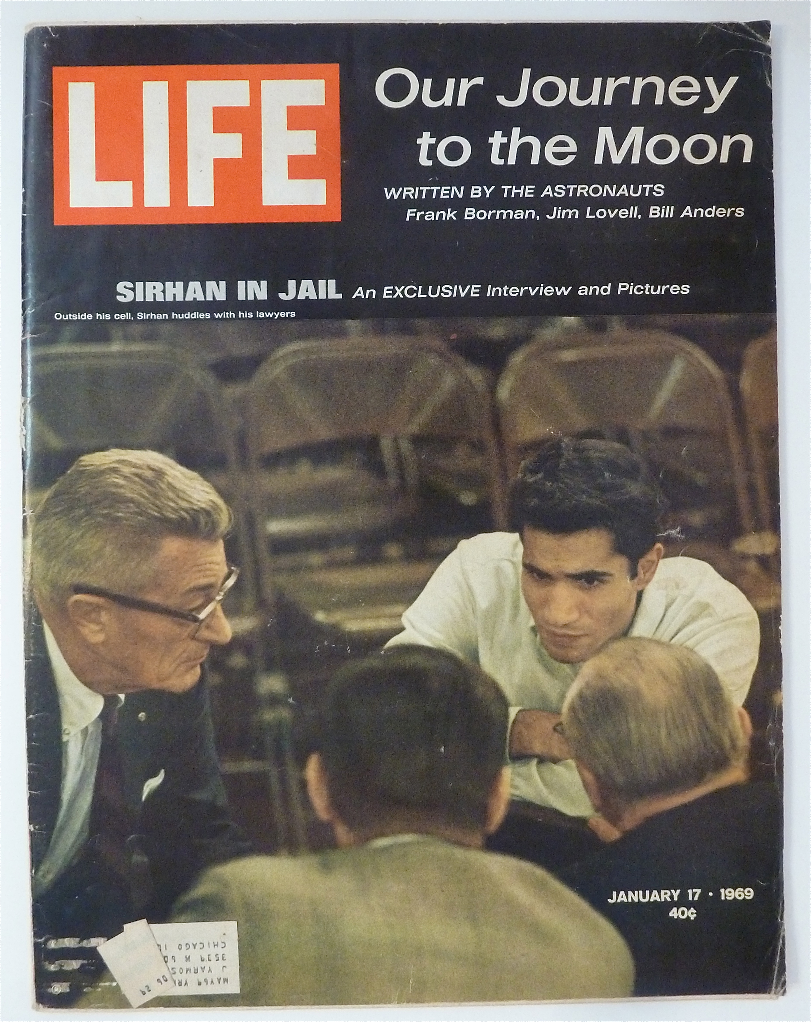 Life Magazine-January 17, 1969-Sirhan In Jail