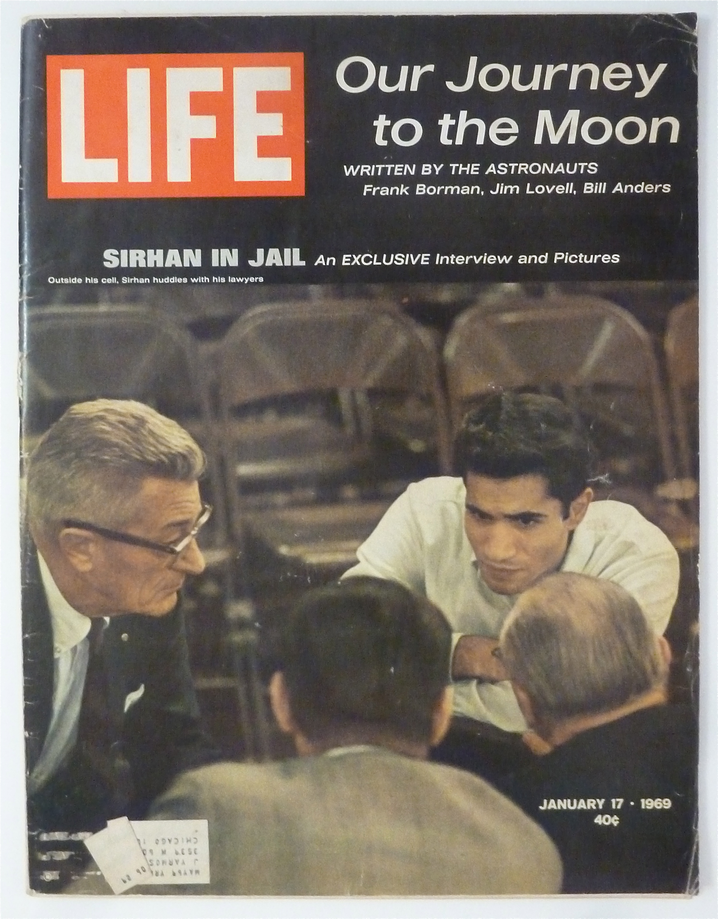 Life Magazine-January 17, 1969-Sirhan In Jail