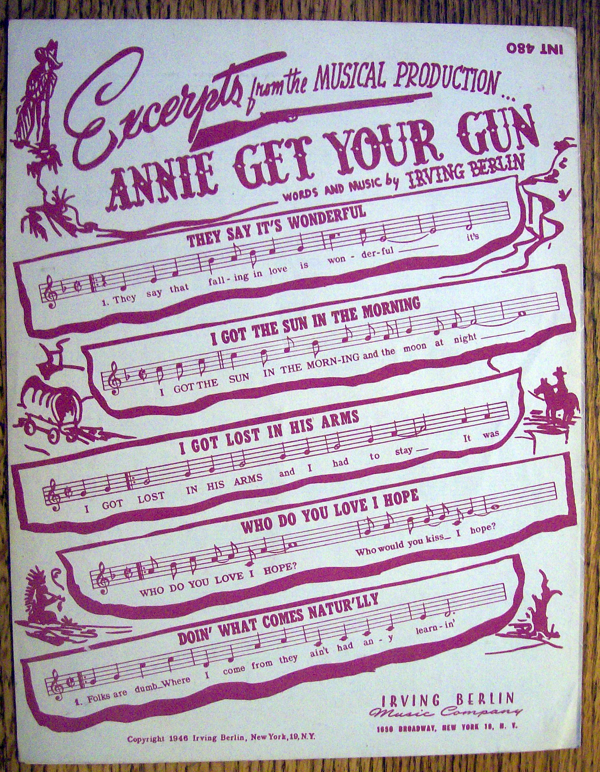 Sheet Music For 1946 They Say It's Wonderful