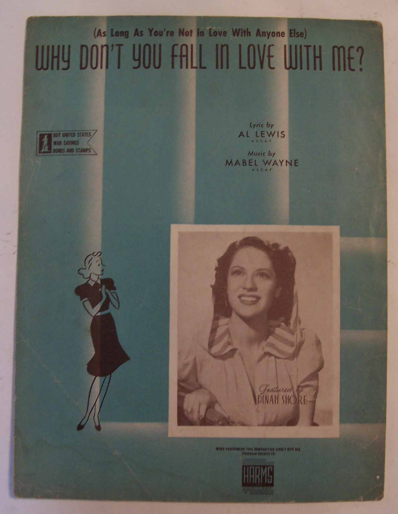 1942 Why Don't You Fall In Love With Me (Dinah Shore)